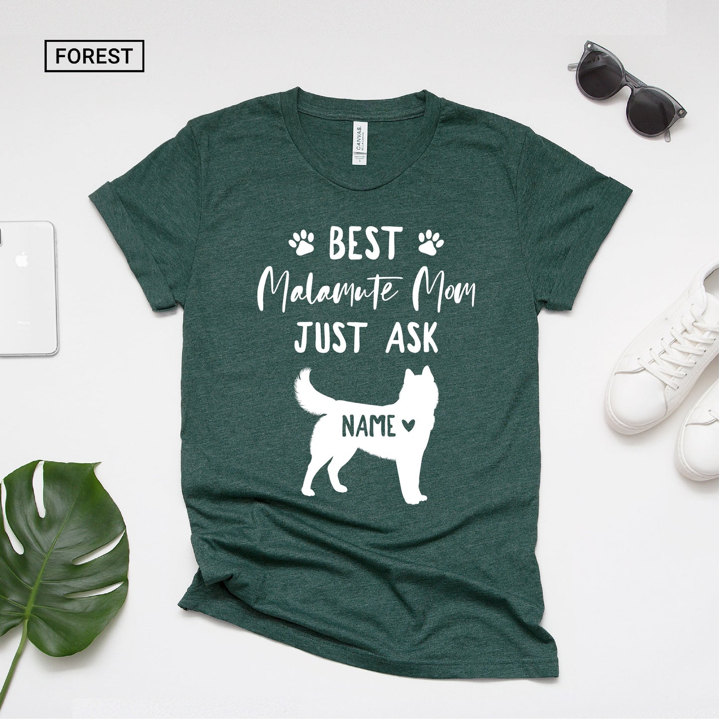 Personalized Alaskan Malamute Mom Shirt - Gift - [Unisex Shirt]