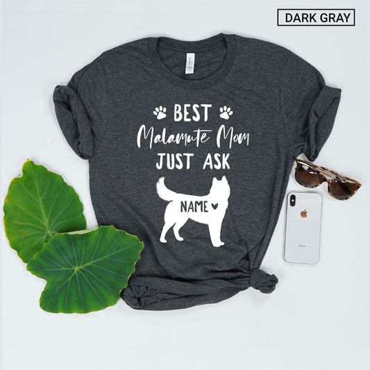 Personalized Alaskan Malamute Mom Shirt - Gift - [Unisex Shirt]
