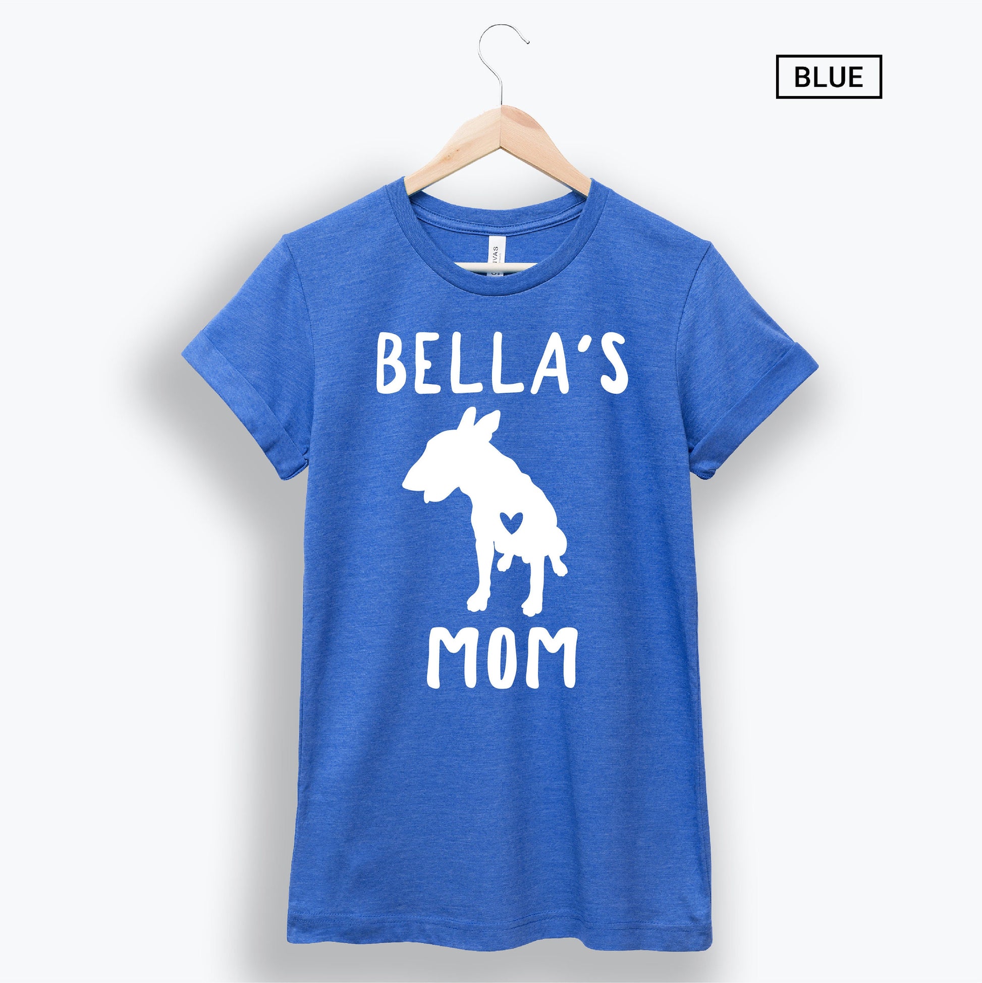 Personalized Bull Terrier Mom Shirt - Bull Terrier Mama Shirt - Gift - [Unisex Shirt]