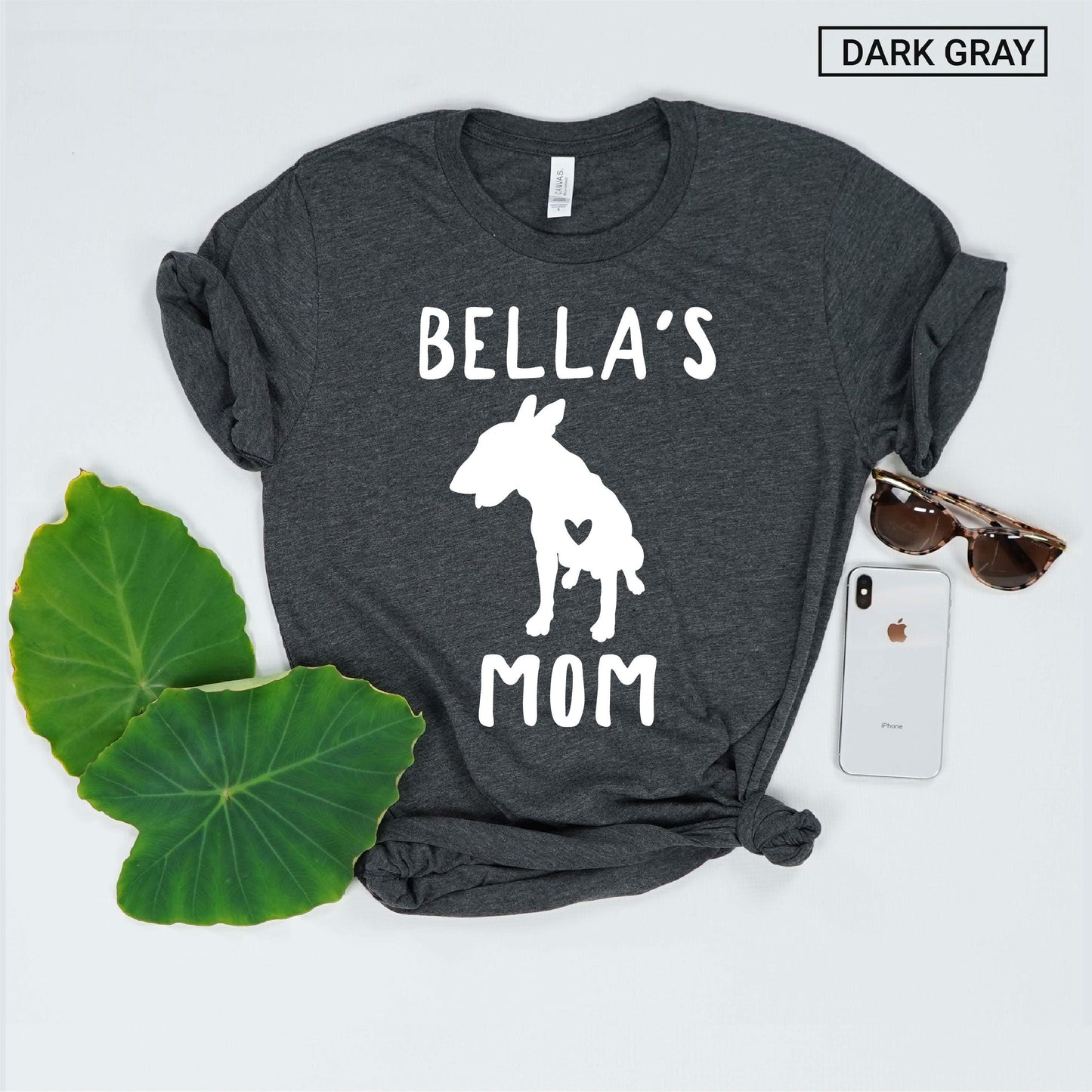 Personalized Bull Terrier Mom Shirt - Bull Terrier Mama Shirt - Gift - [Unisex Shirt]