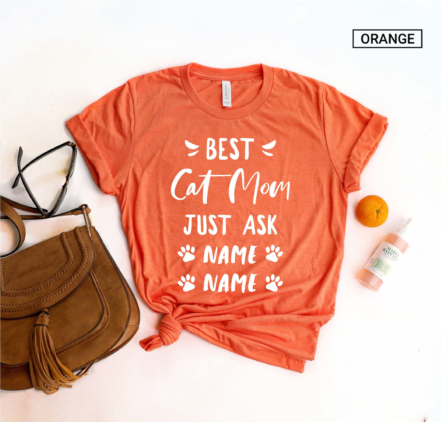 Personalized Best Cat Mom Shirt - Funny Cat Mama Shirt - Cute Cat Gift [Unisex Shirt]