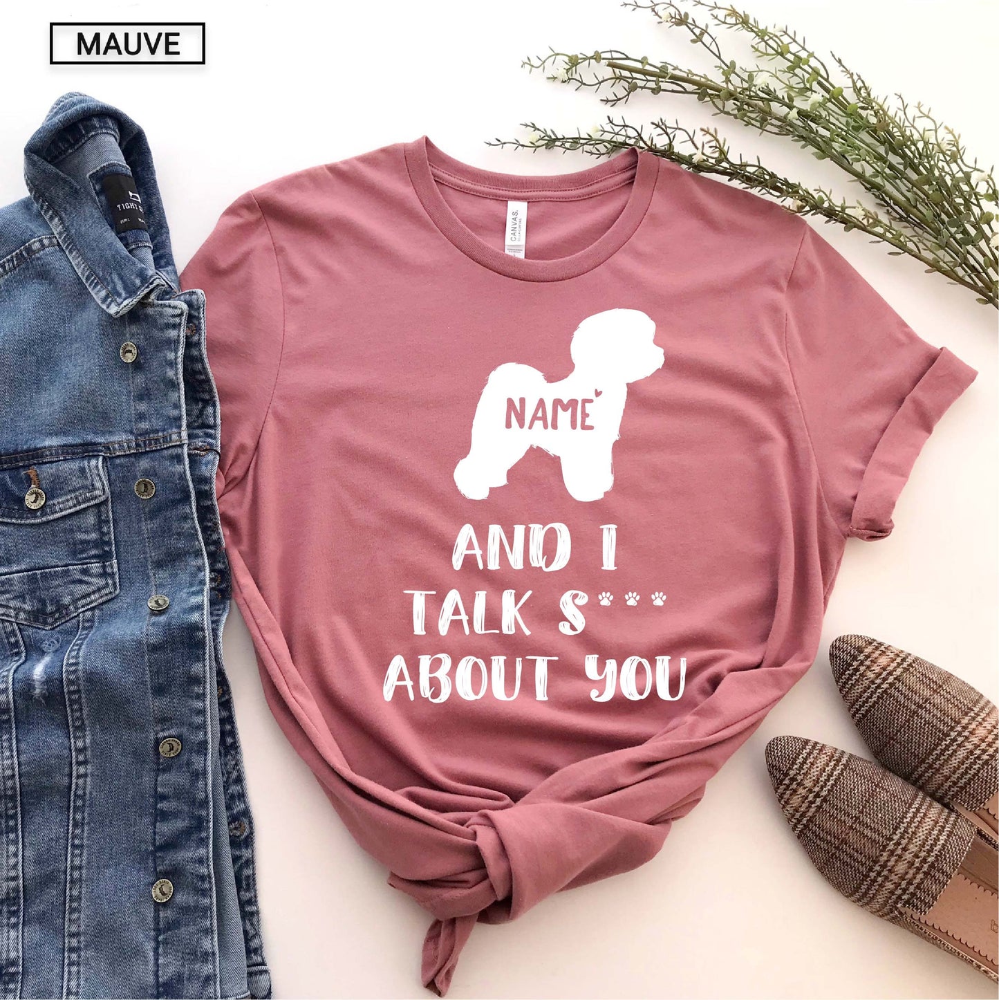 Personalized Bichon Frise Shirt - Funny Bichon Frise Shirt - Custom Unisex Shirt - Cute Bichon Frise Gift -