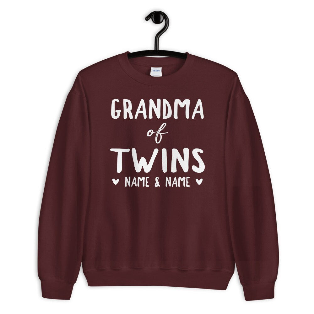 Personalized Grandma of Twins Sweatshirt - Gift