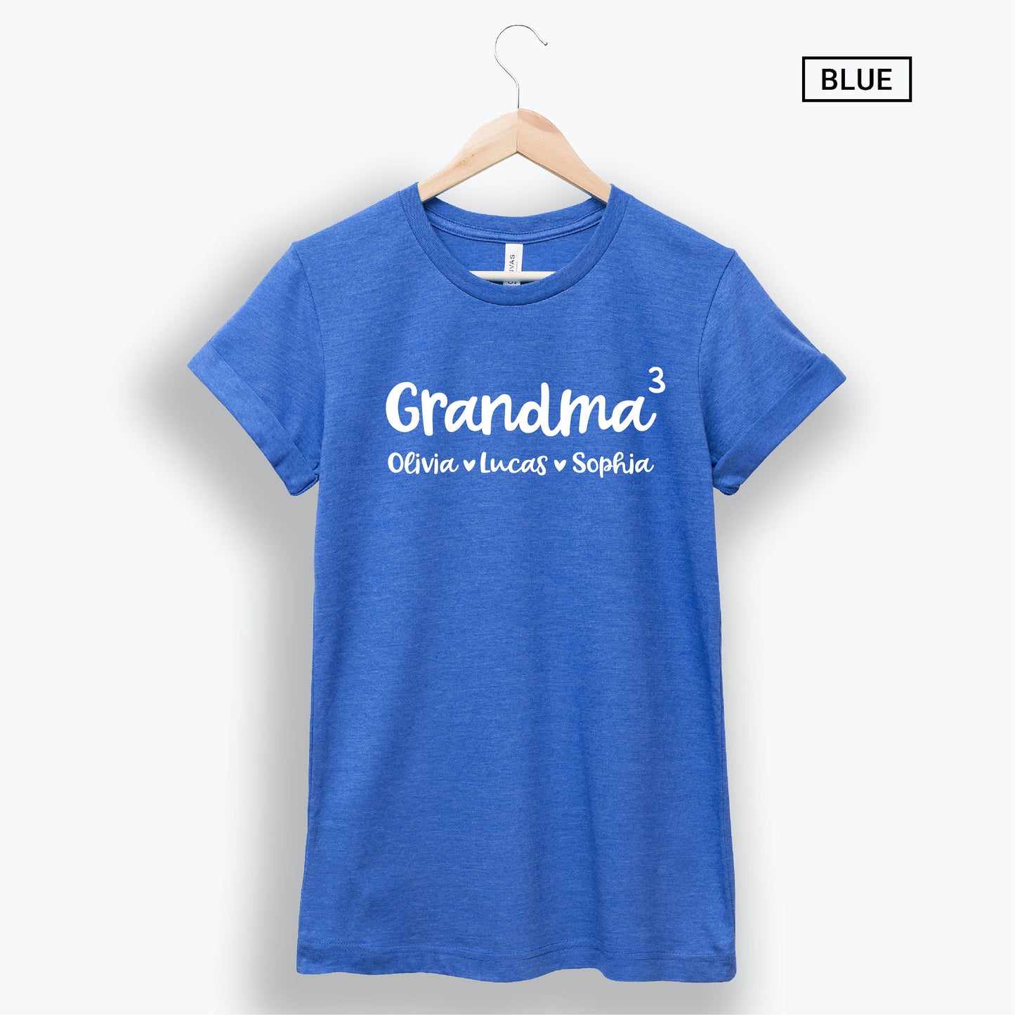Personalized Grandma of 3 Shirt - Cute Grandma of Three Shirt - Gift [Unisex Shirt]