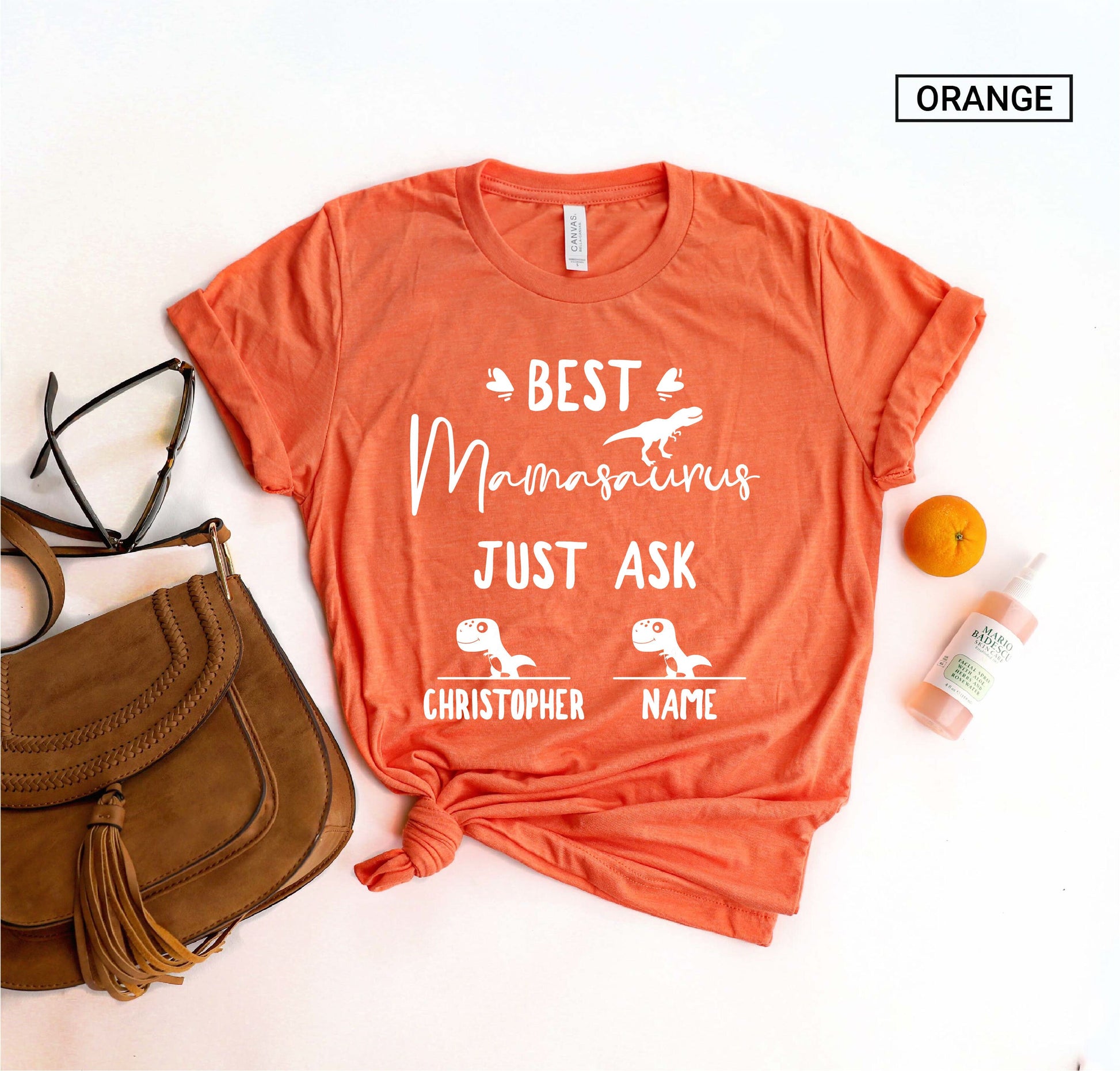 Personalized Mamasaurus Shirt - Cute Mama saurus Shirt - Mama Dinosaur - Mama Dino Shirt - Gift [Unisex Shirt]