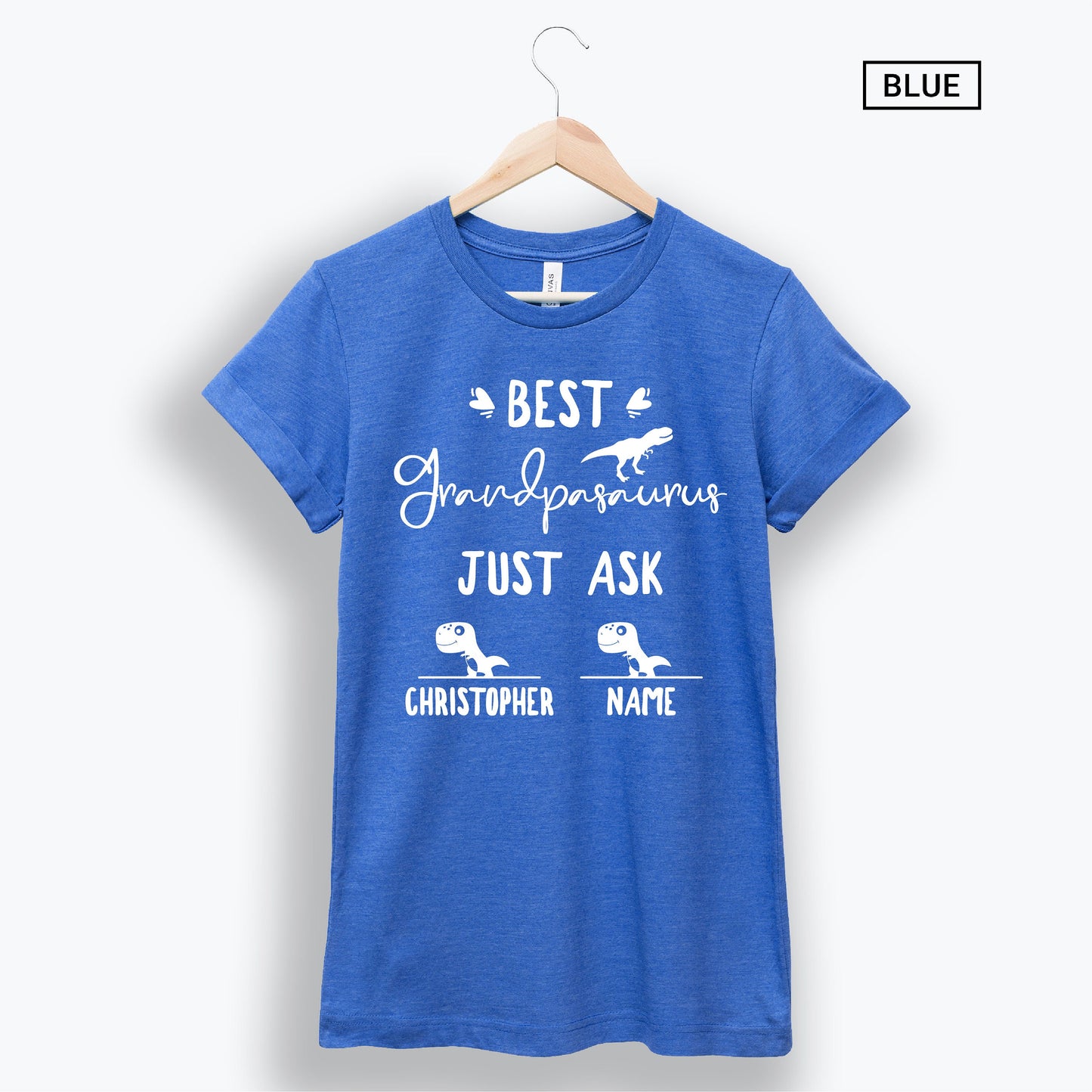 Personalized Grandpasaurus Shirt - Grandpa saurus Shirt - Grandpa Dinosaur - Grandpa Dino Shirt - Gift [Unisex Shirt]