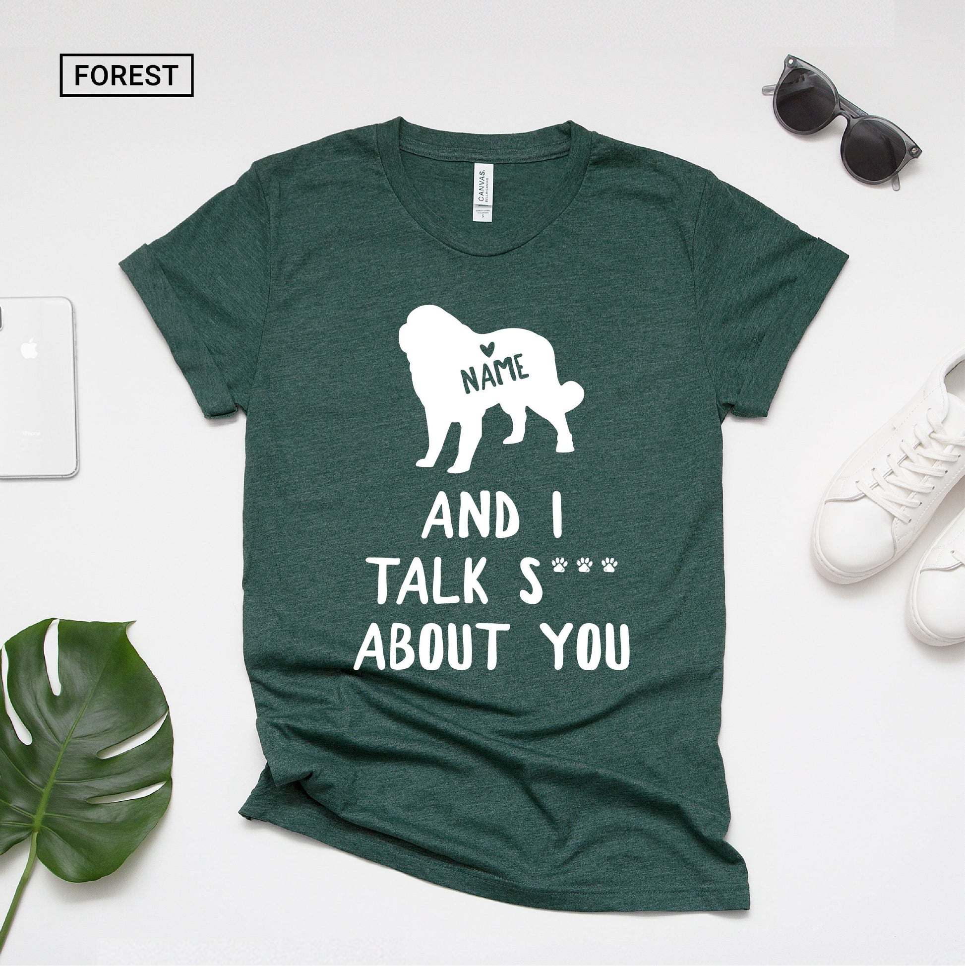 Personalized Newfoundland Dog Shirt - Custom Funny Newfoundland Shirt - Gift - [Unisex Shirt]