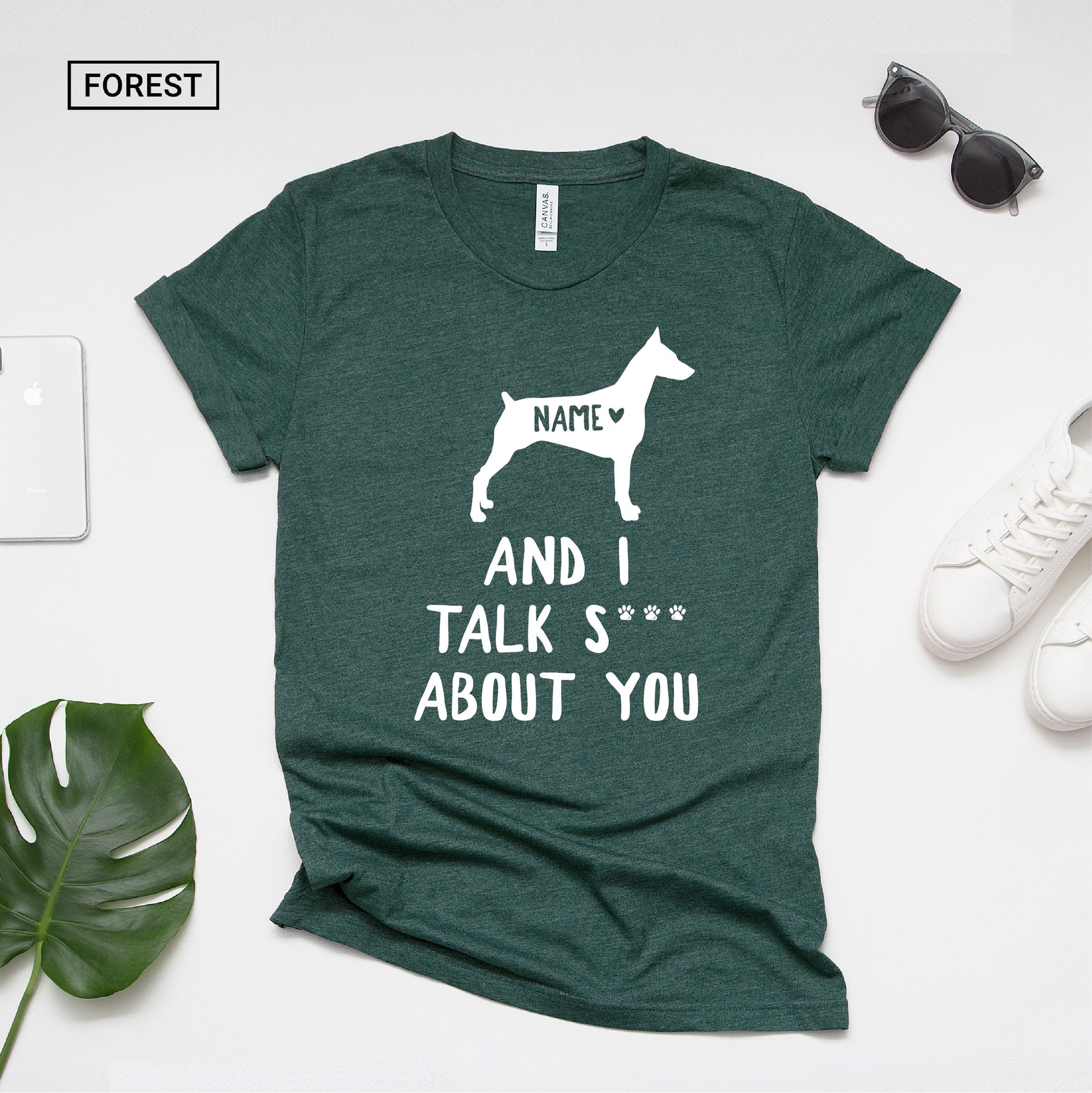 Personalized Miniature Pinscher Shirt - Custom Funny Miniature Pinscher Shirt - Min Pin Tee - Gift - [Unisex Shirt]