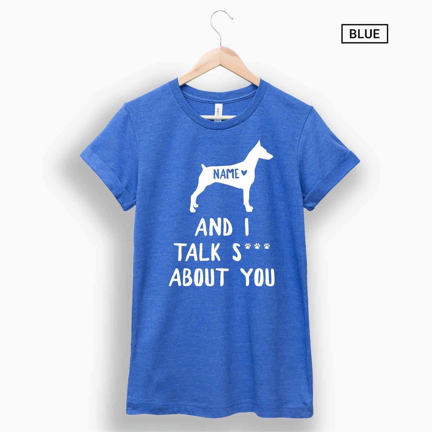 Personalized Miniature Pinscher Shirt - Custom Funny Miniature Pinscher Shirt - Min Pin Tee - Gift - [Unisex Shirt]