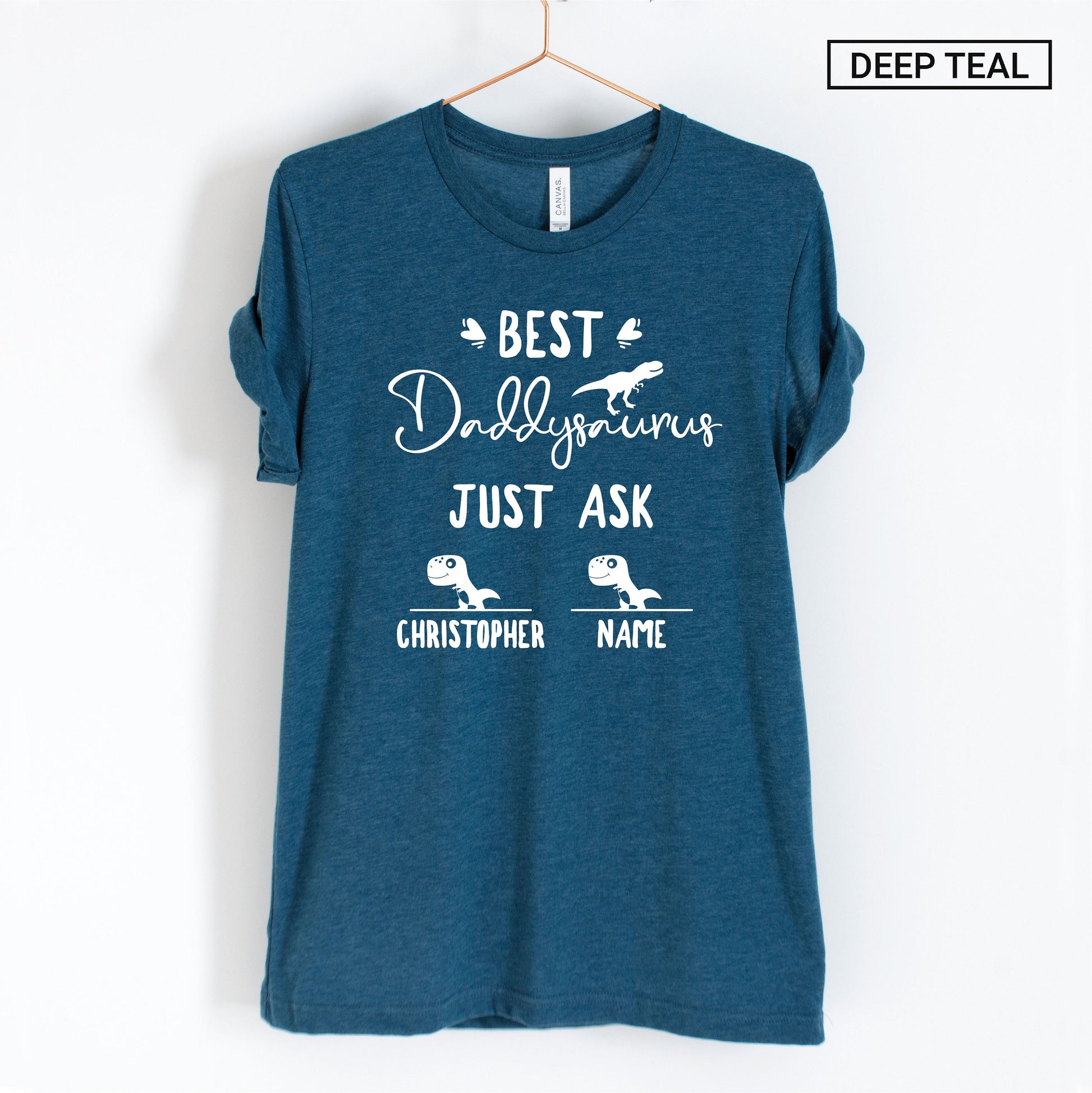 Personalized Daddysaurus Shirt - Daddy saurus Shirt - Daddy Dinosaur - Daddy Dino Shirt - Gift [Unisex Shirt]