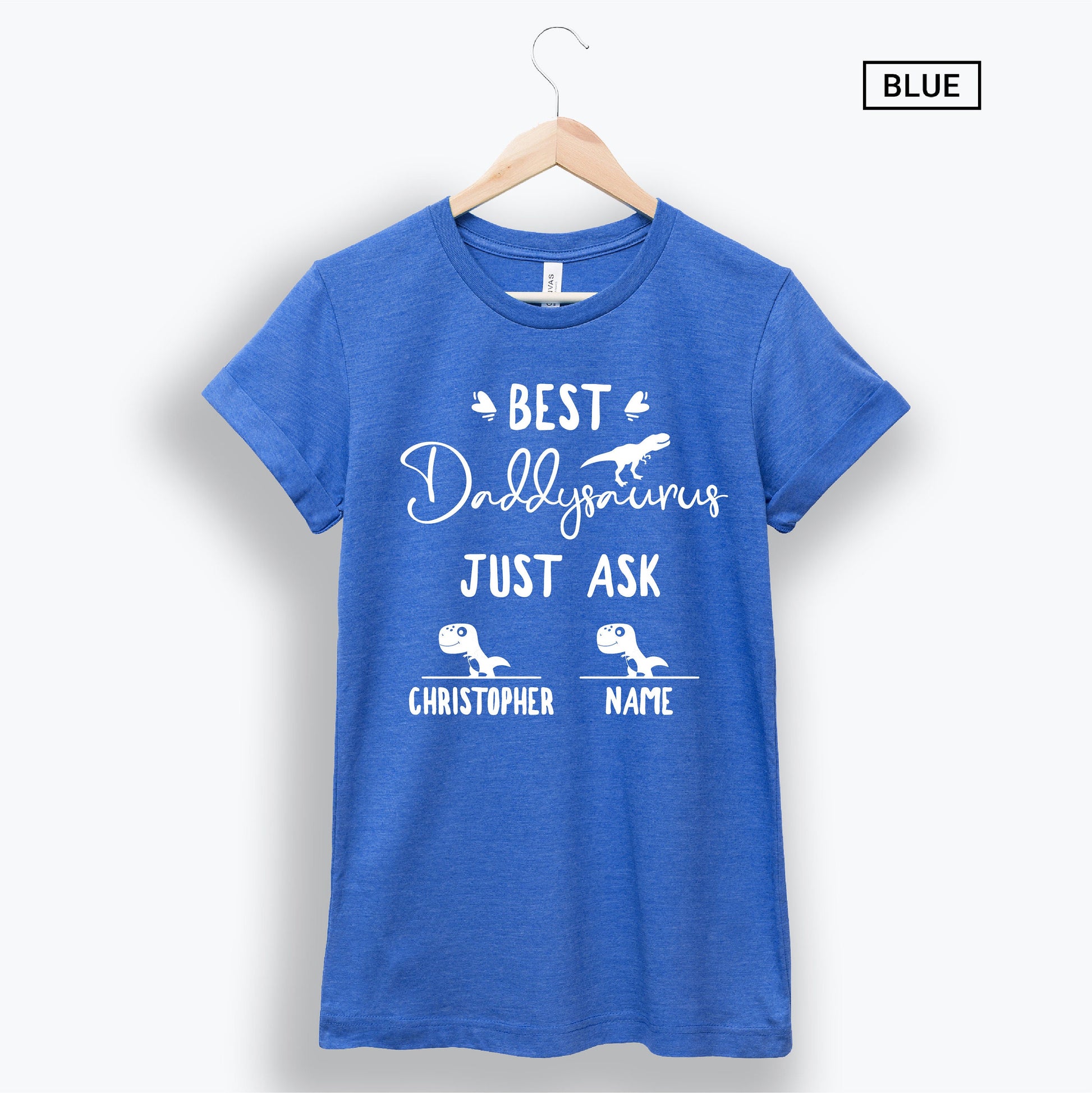 Personalized Daddysaurus Shirt - Daddy saurus Shirt - Daddy Dinosaur - Daddy Dino Shirt - Gift [Unisex Shirt]