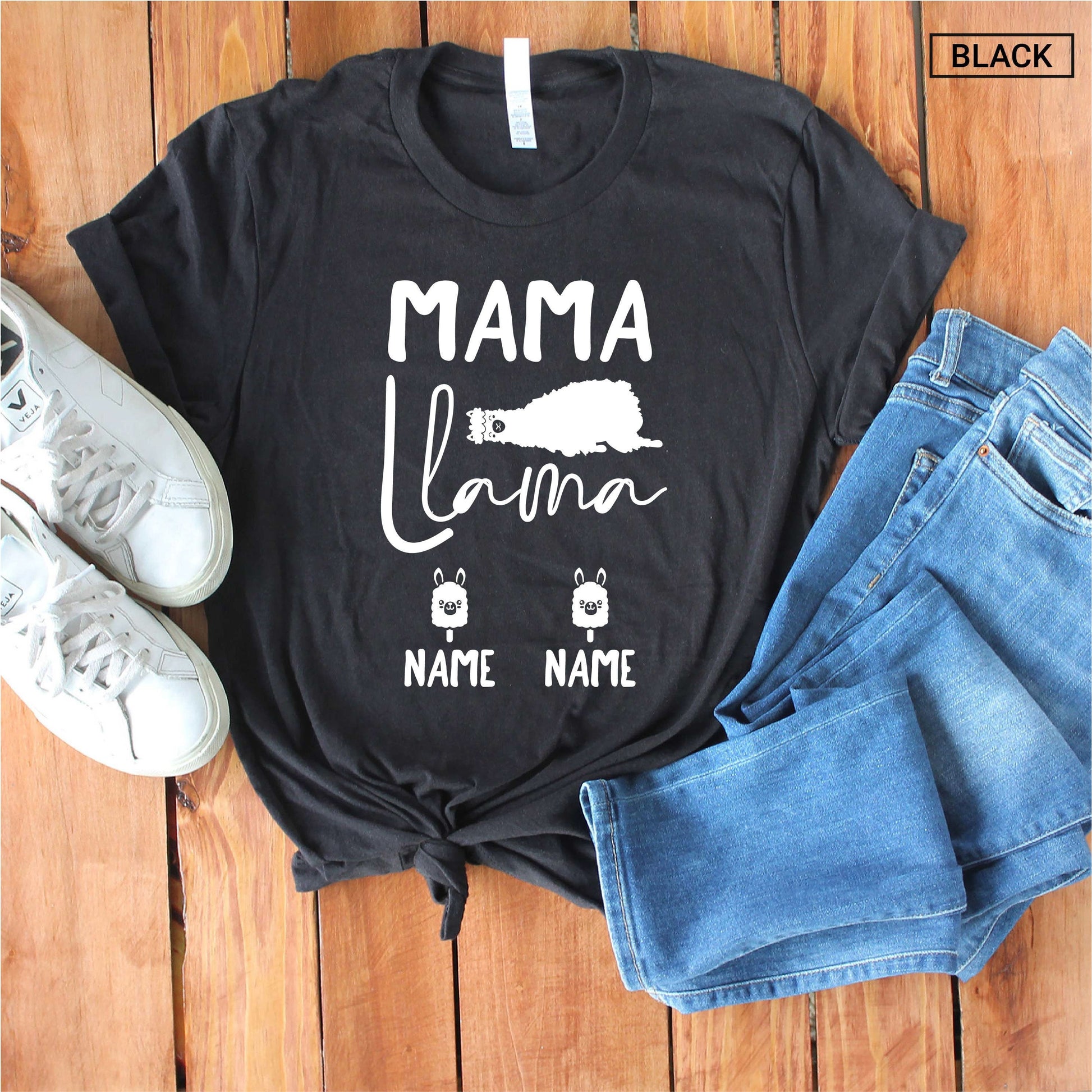 Personalized Mama Llama Shirt - Gift [Unisex Shirt]