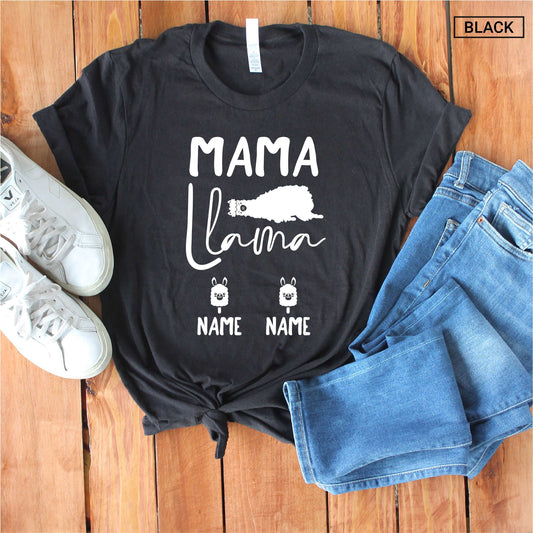 Personalized Mama Llama Shirt - Gift [Unisex Shirt]