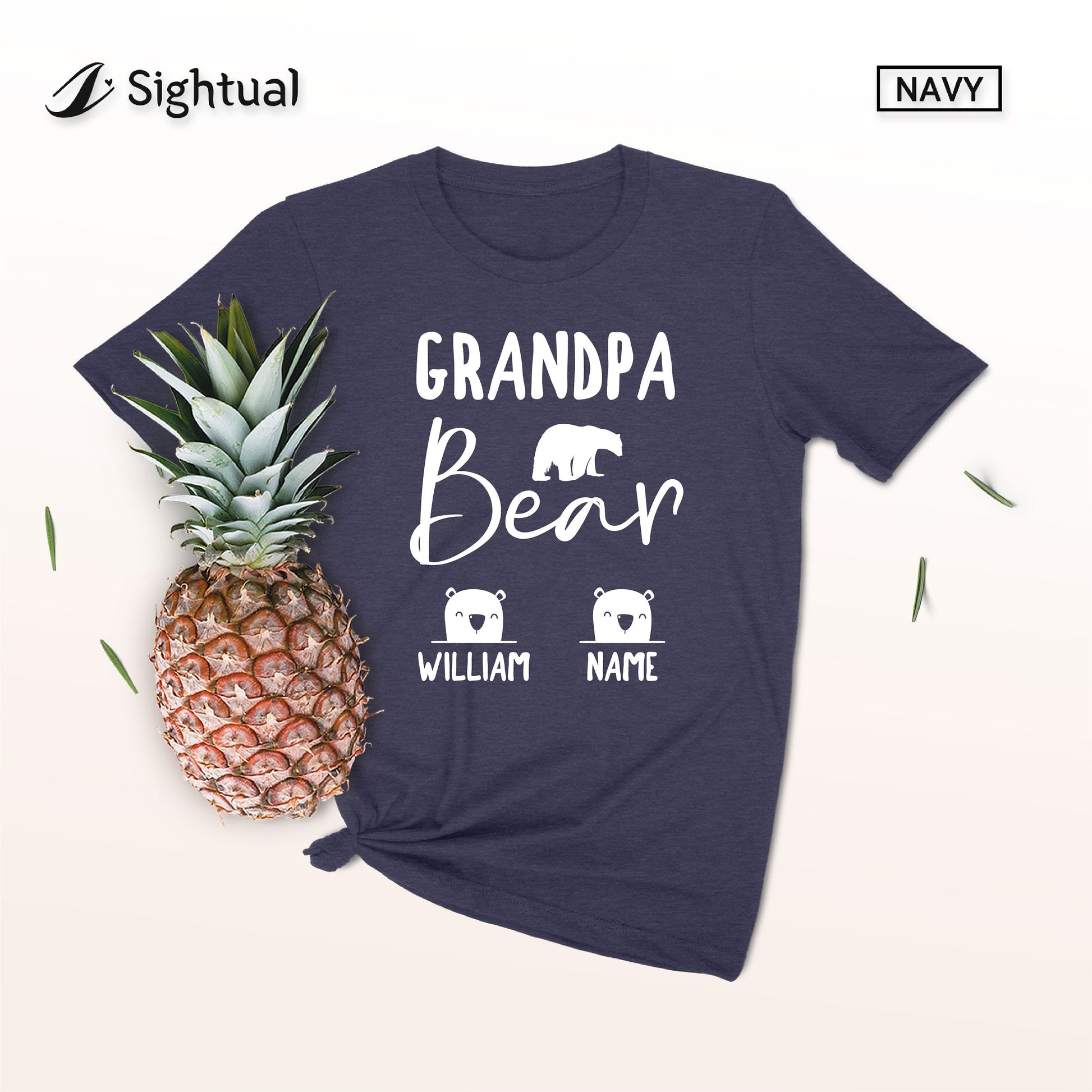 Personalized Grandpa Bear Shirt - Gift [Unisex Shirt]
