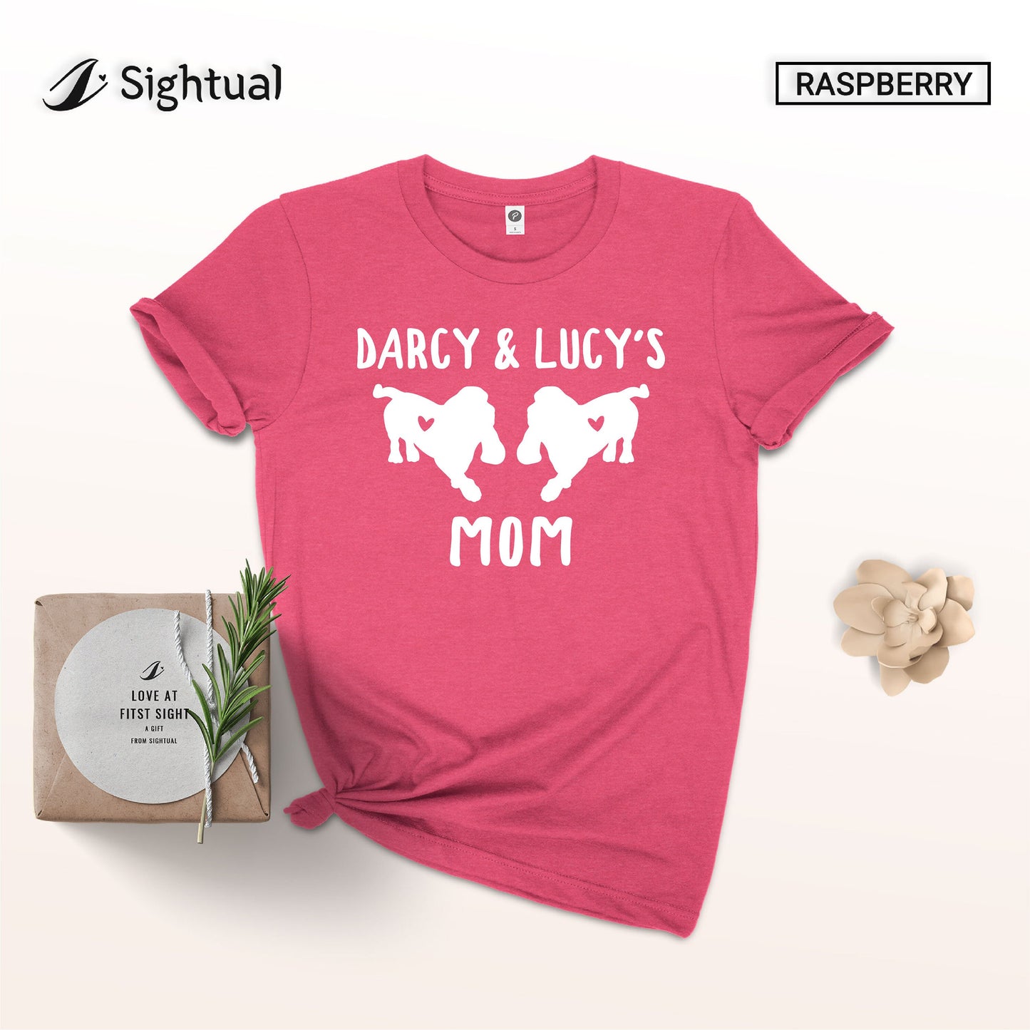 Personalized Basset Hound Mom Shirt - Gift [Unisex Shirt]