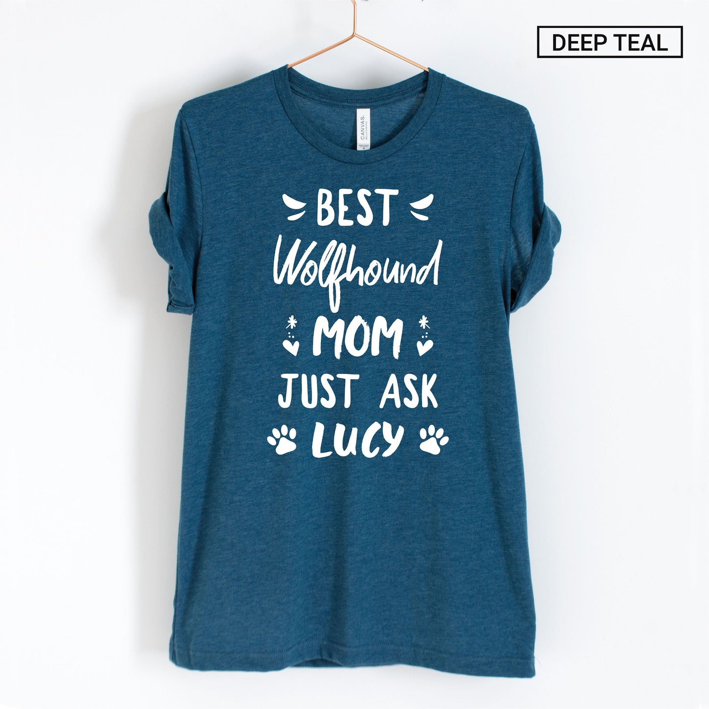 Personalized Irish wolfhound Mom Shirt - Cute Irish wolfhound Mama Shirt - Gift - [Unisex Shirt]