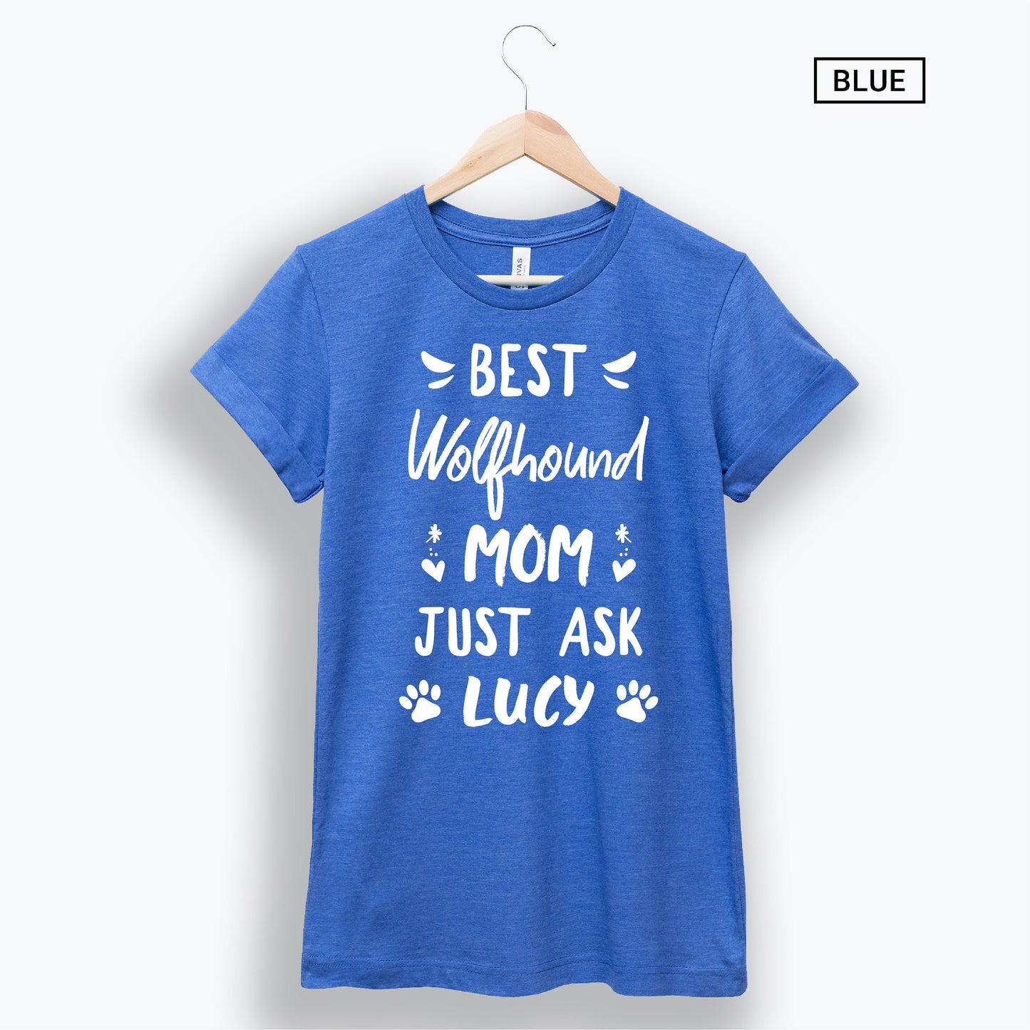 Personalized Irish wolfhound Mom Shirt - Cute Irish wolfhound Mama Shirt - Gift - [Unisex Shirt]