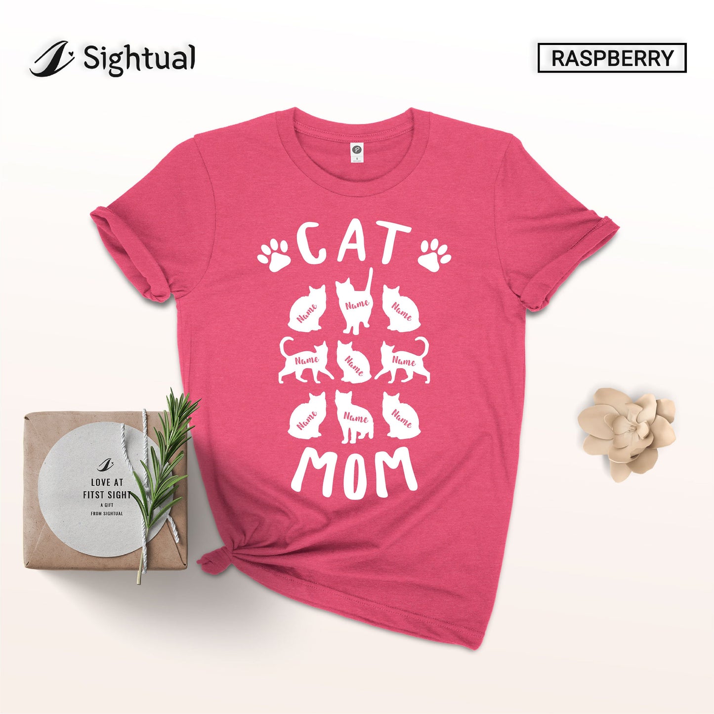 Personalized Cat Mom Shirt - Gift [Unisex Shirt]
