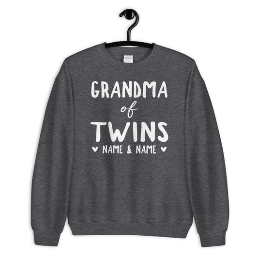Personalized Grandma of Twins Sweatshirt - Gift
