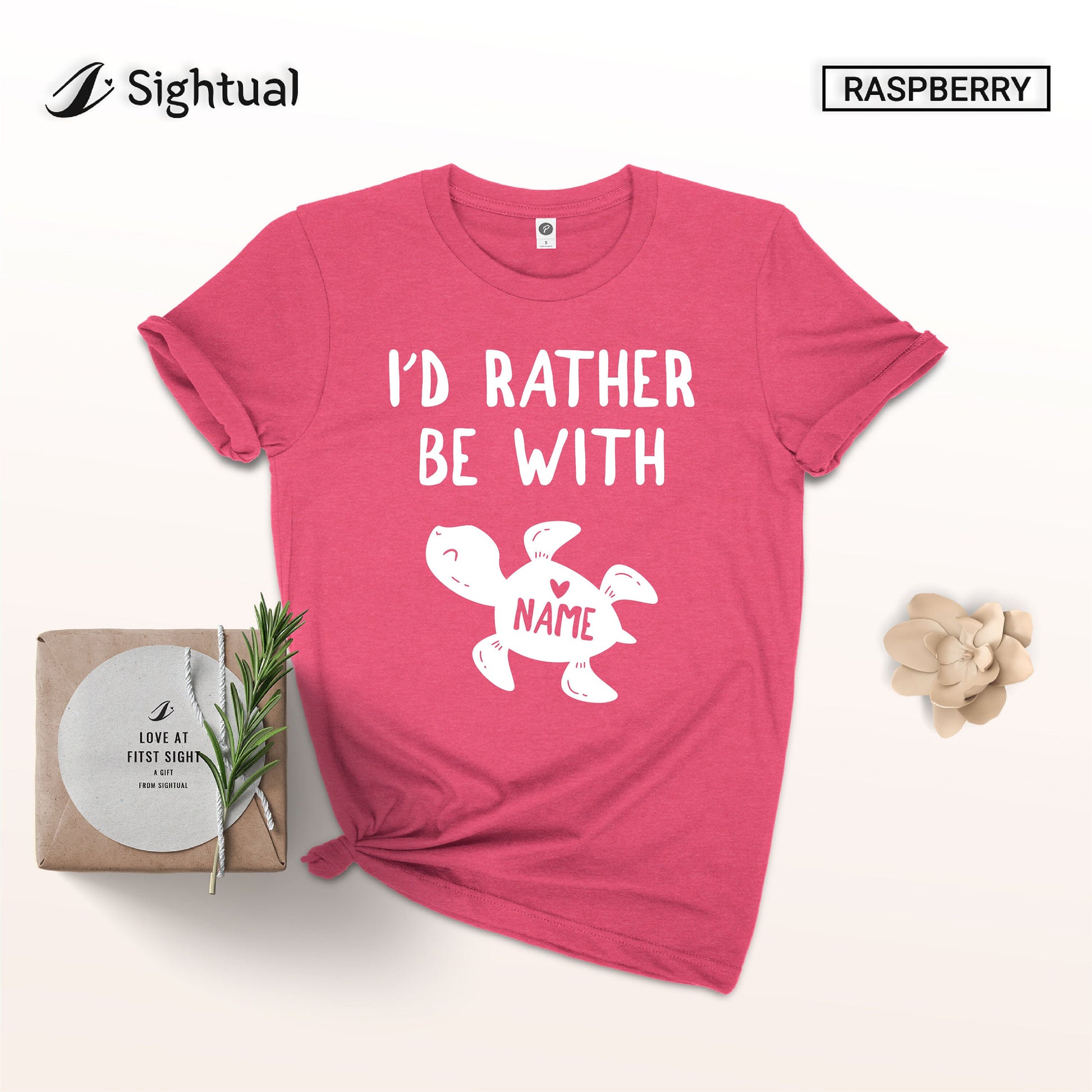 Personalized Funny Turtle Shirt - Custom Cute Turtle Shirt - Gift [Unisex Shirt]