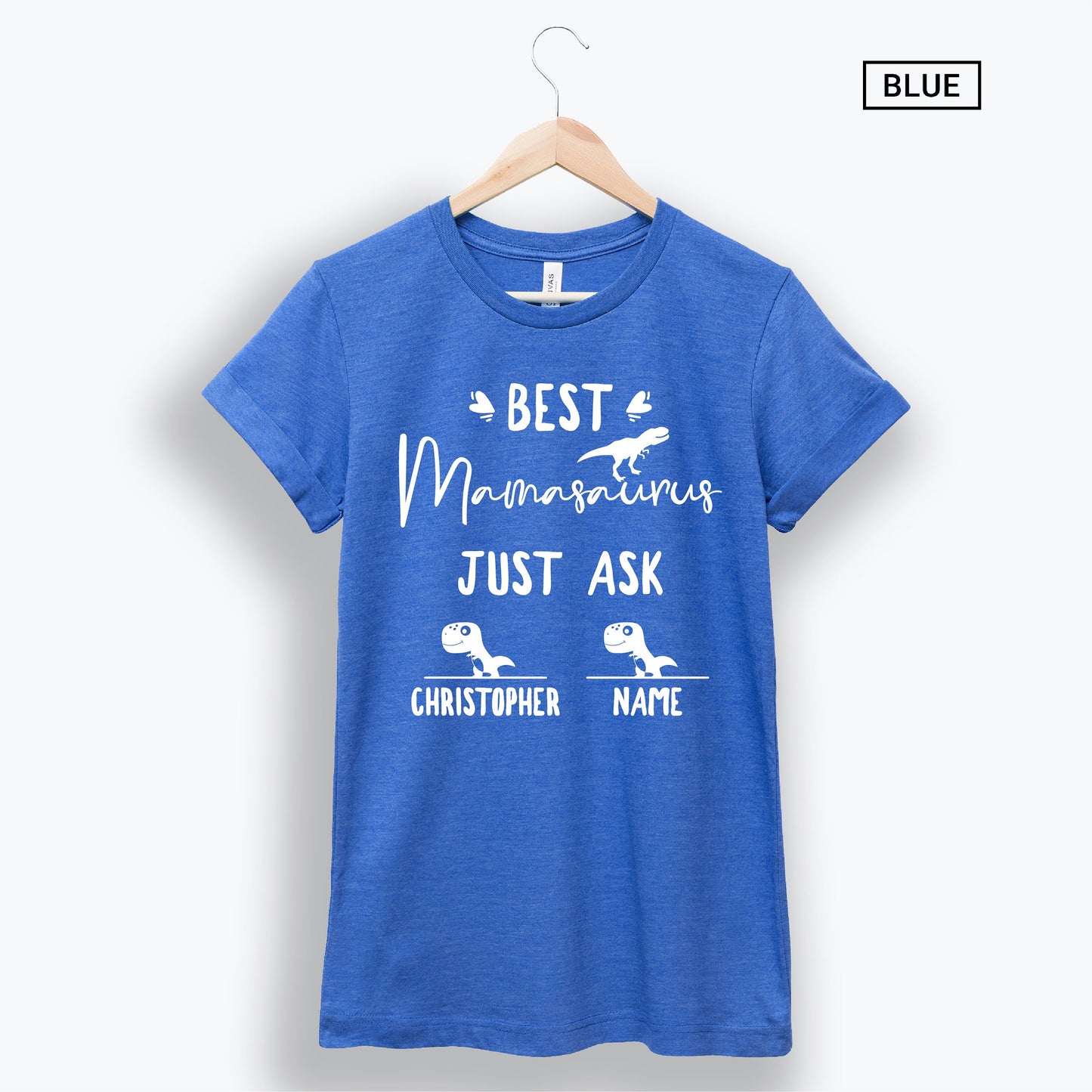 Personalized Mamasaurus Shirt - Cute Mama saurus Shirt - Mama Dinosaur - Mama Dino Shirt - Gift [Unisex Shirt]