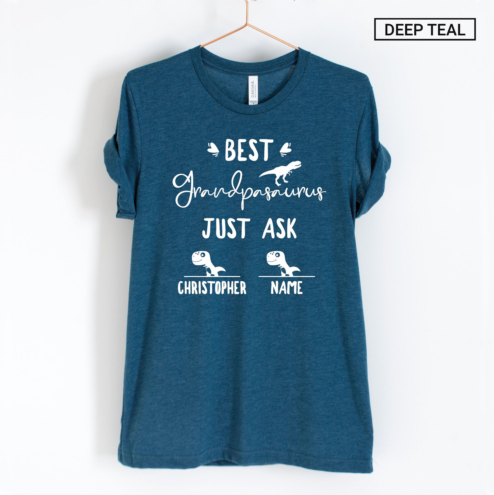 Personalized Grandpasaurus Shirt - Grandpa saurus Shirt - Grandpa Dinosaur - Grandpa Dino Shirt - Gift [Unisex Shirt]