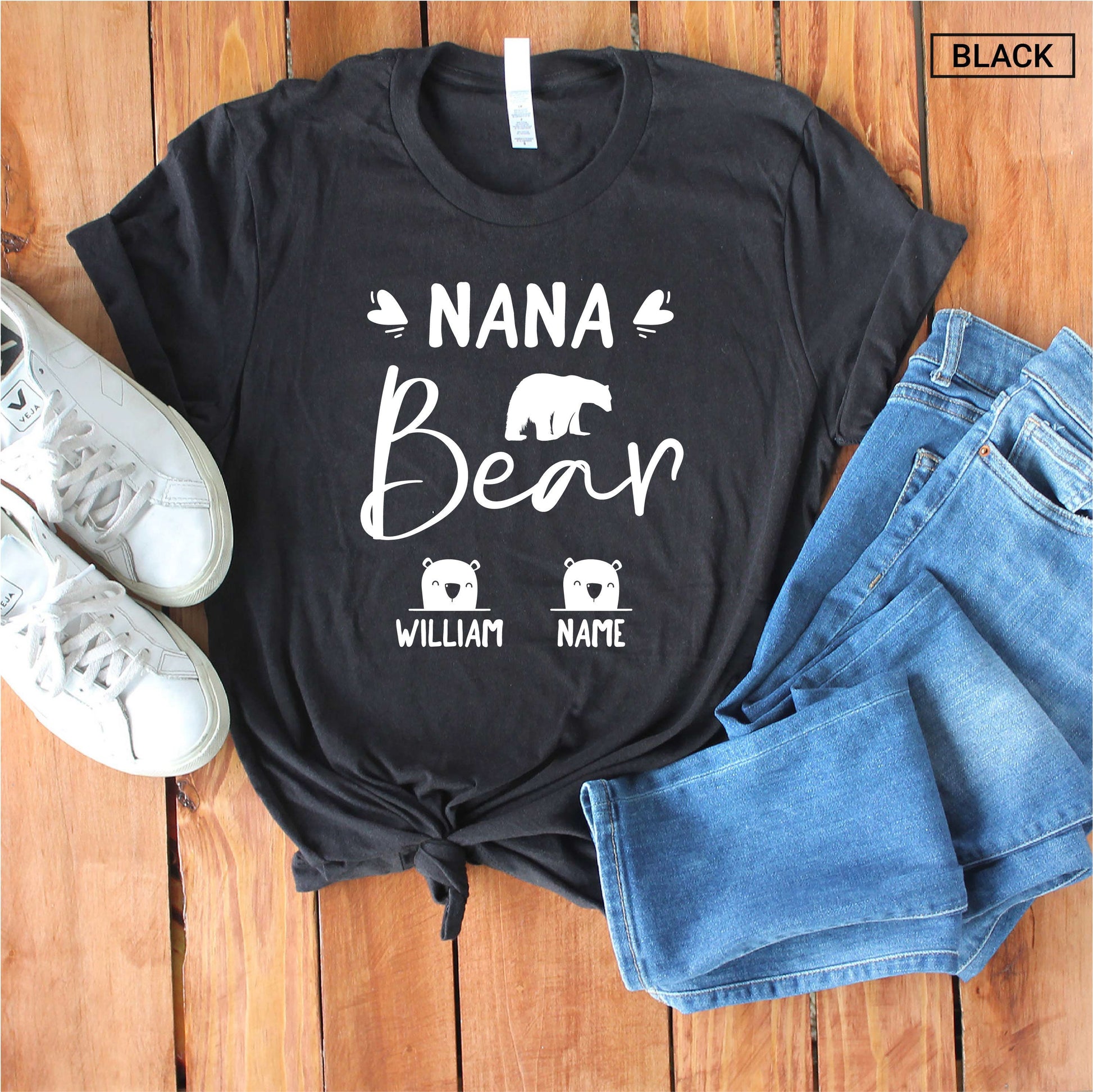 Personalized Nana Bear Shirt - Gift [Unisex Shirt]