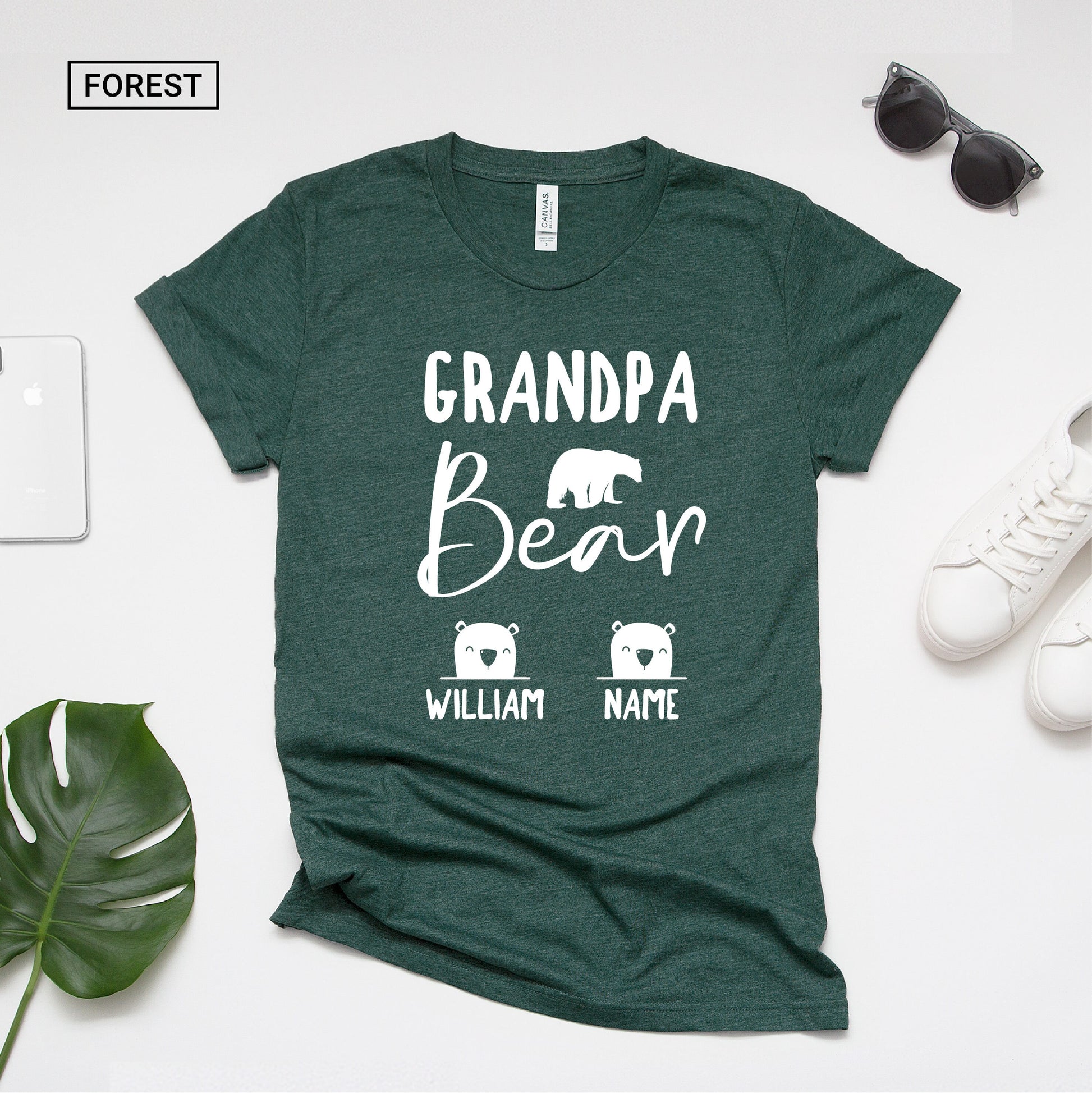 Personalized Grandpa Bear Shirt - Gift [Unisex Shirt]
