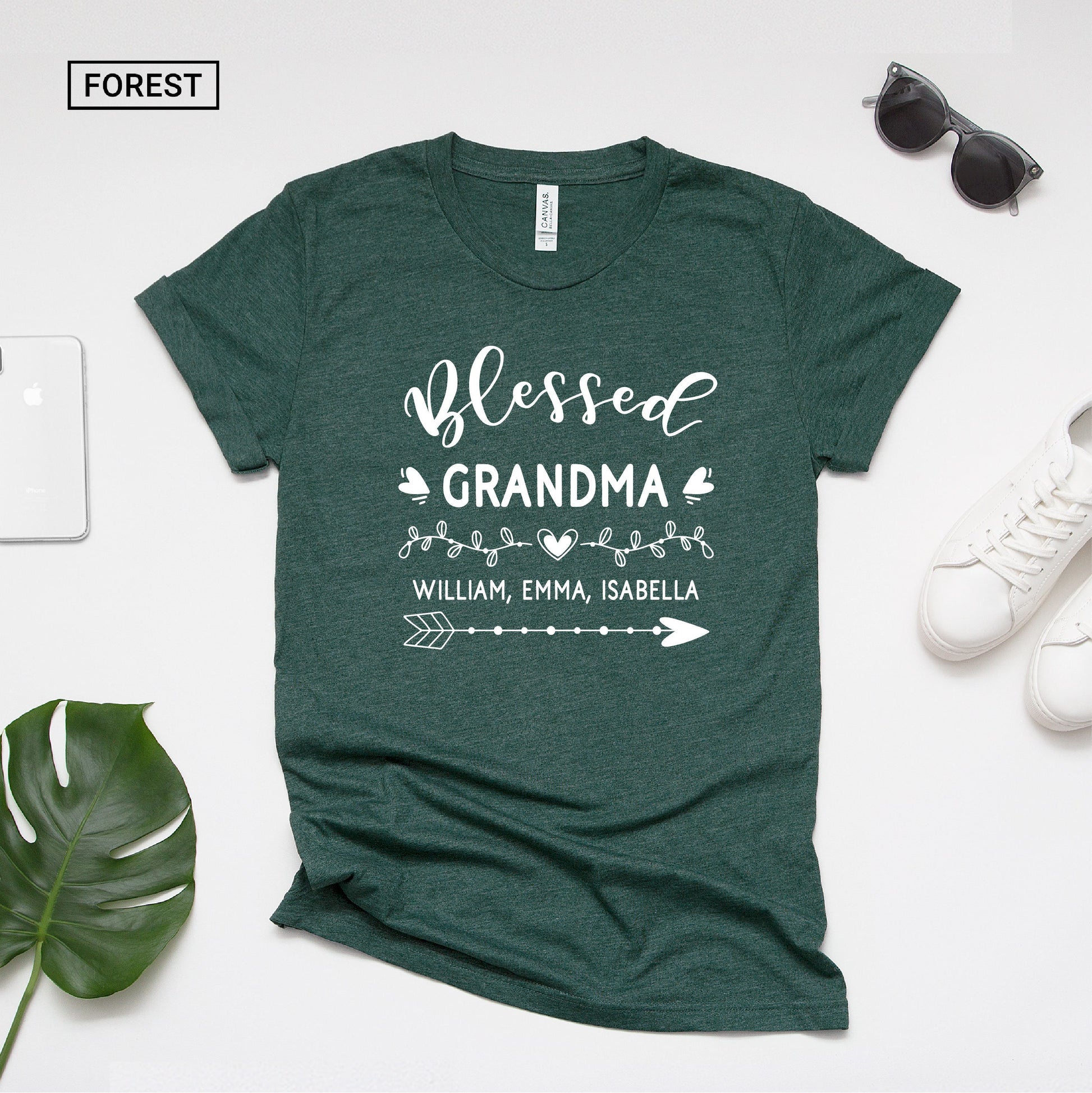 Personalized Blessed Grandma Shirt - Gift [Unisex Shirt]