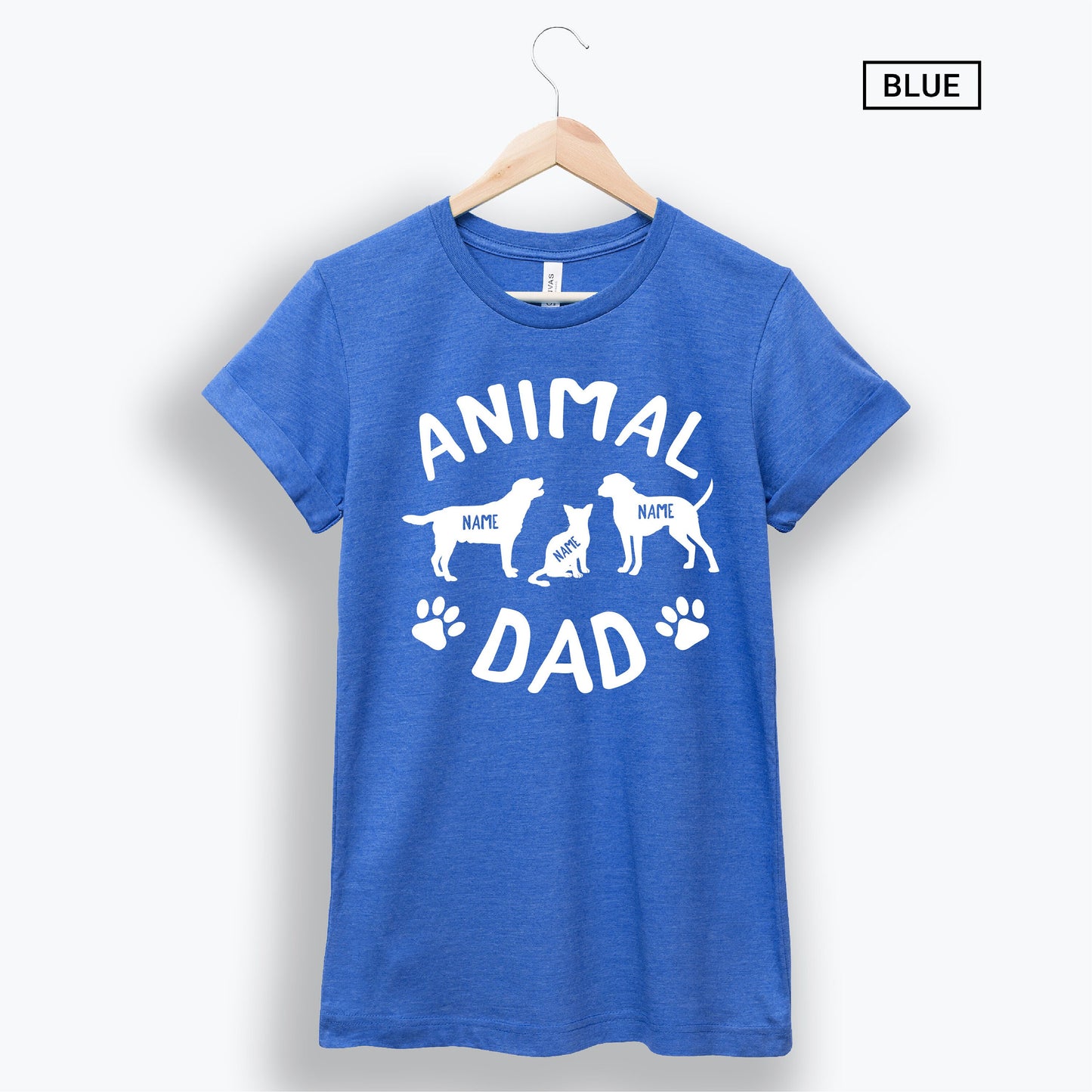 Personalized Animal Dad Shirt [Unisex Shirt]
