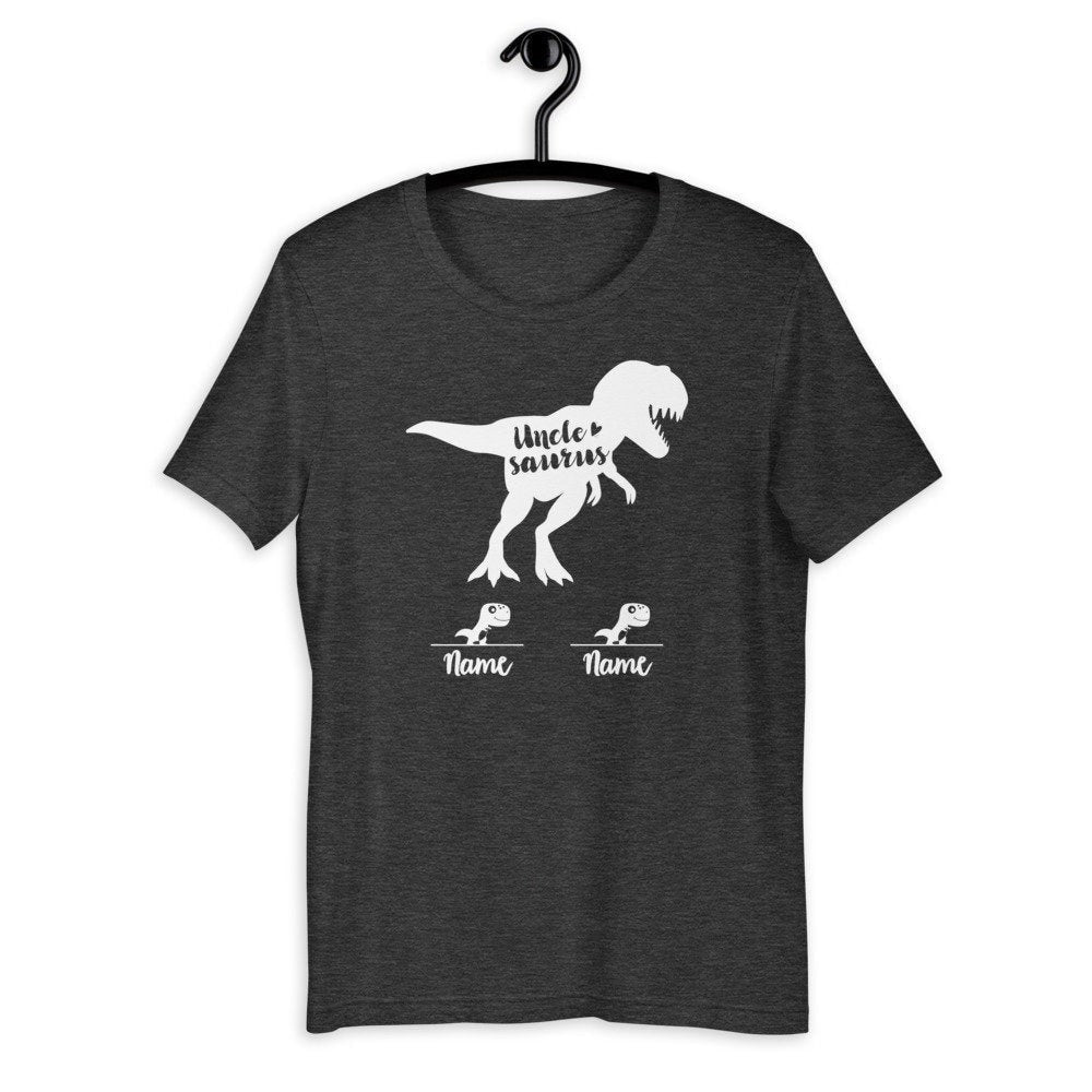 Personalized Unclesaurus Shirt - Uncle saurus with names [Unisex Shirt]