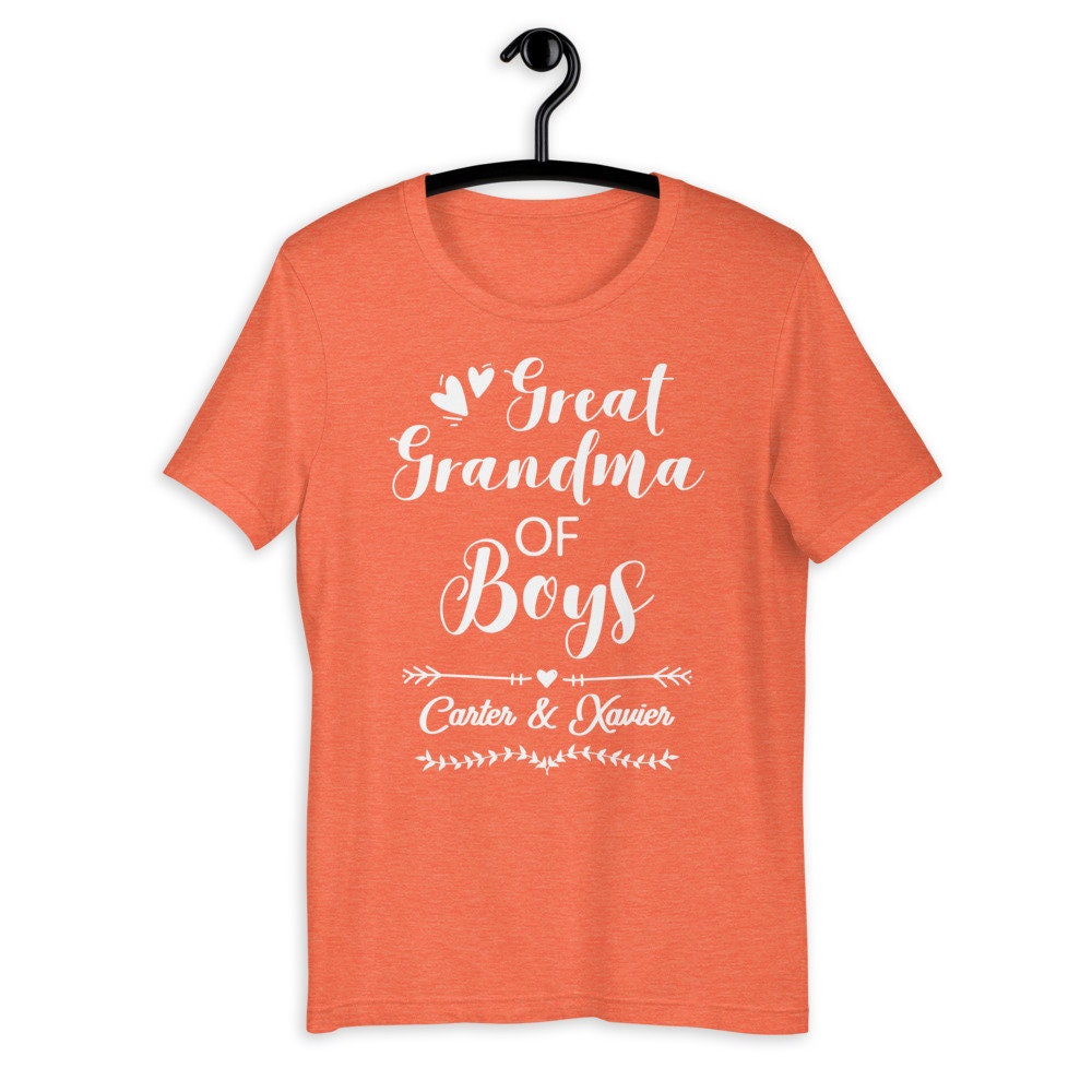 Personalized Great Grandma of Boys Shirt - Gift [Unisex Shirt]