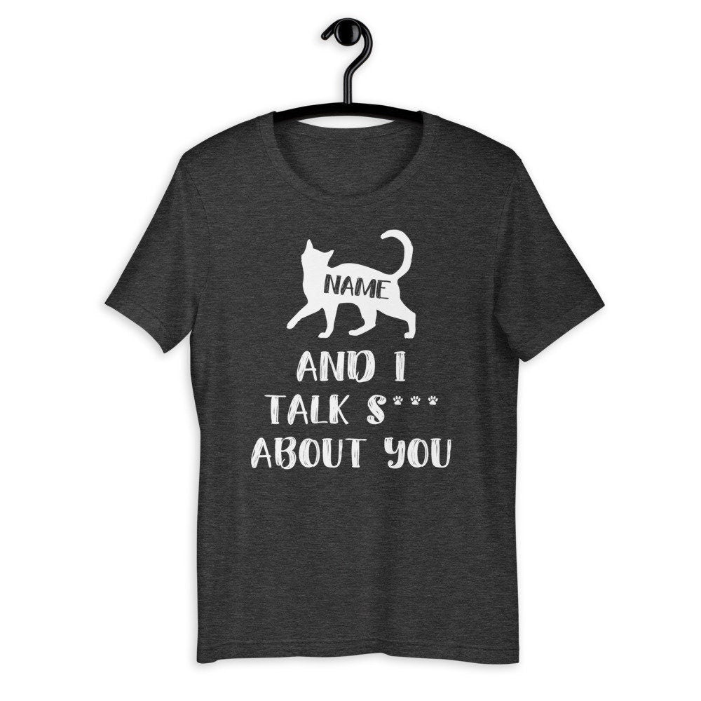 Personalized Funny Cat Shirt - Customized with names [Unisex Shirt]