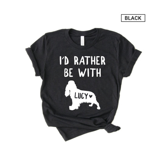 Personalized Cocker Spaniel Shirt - Custom Funny Cocker Spaniel Shirt - Cute Cocker Spaniel Gift - [Unisex Shirt]