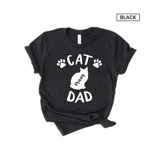 Personalized Cat Dad Shirt - Gift [Unisex Shirt]
