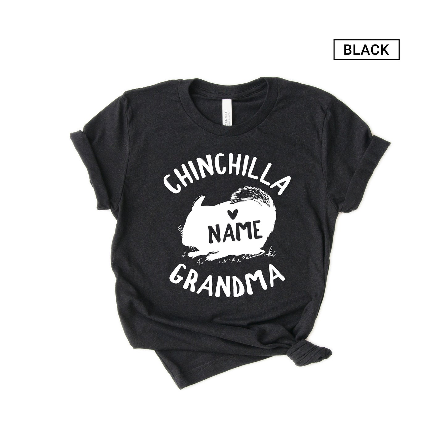 Unisex Personalized Chinchilla Grandma Shirt - Gift