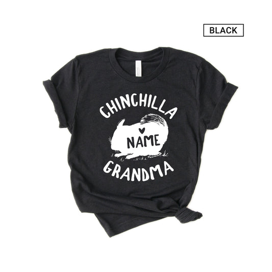 Unisex Personalized Chinchilla Grandma Shirt - Gift