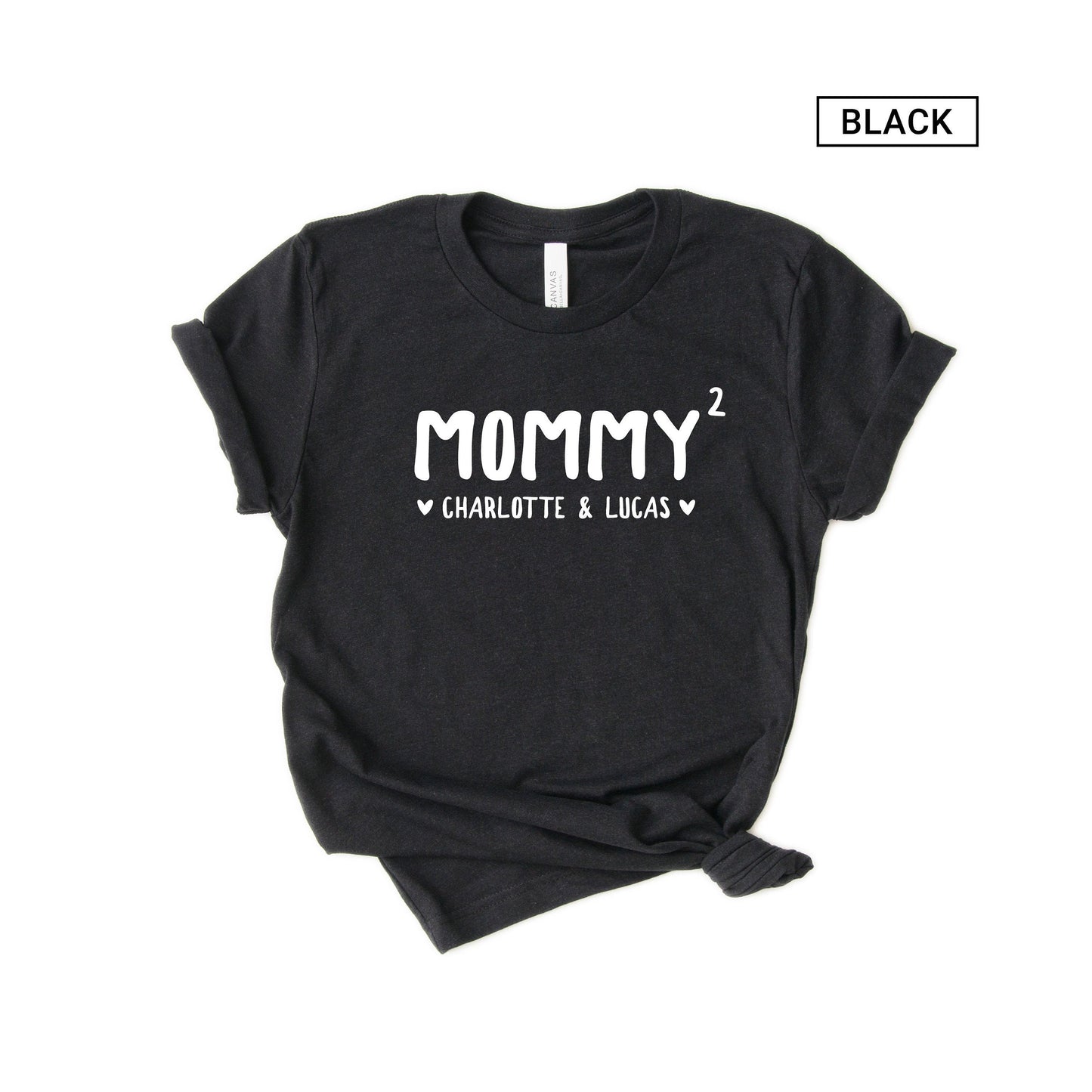 Personalized Mommy of 2 Shirt - Gift [Unisex Shirt]