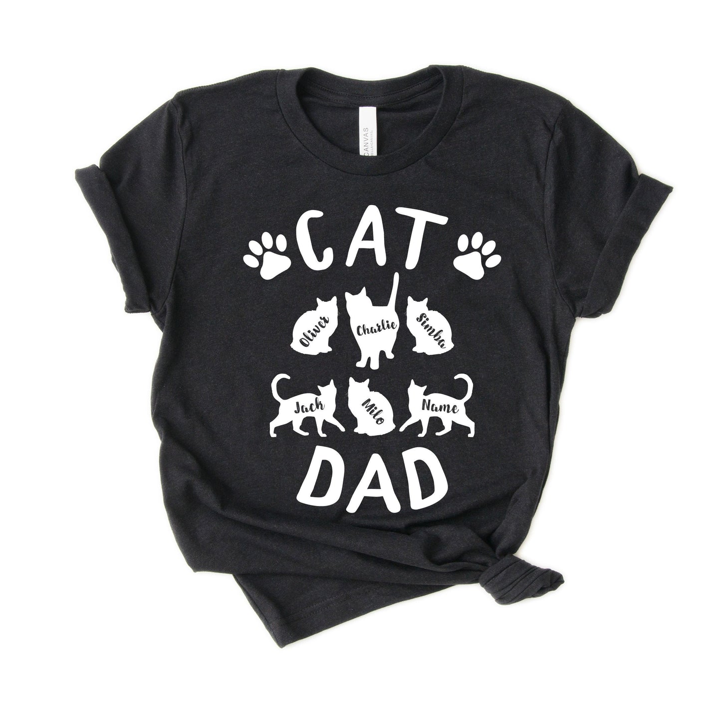 Personalized Cat Dad Shirt