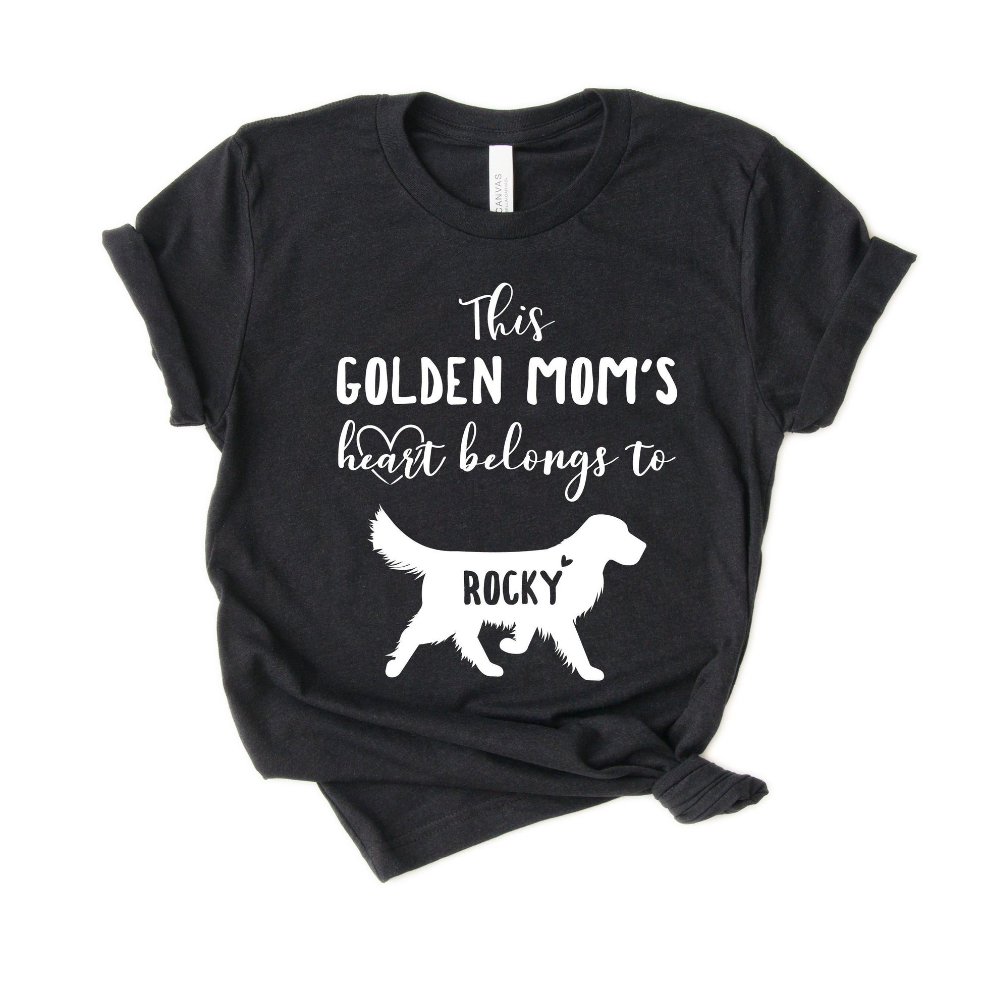 Personalized Golden Retriever Shirt - Cute Golden Retriever Shirt - Custom Unisex Shirt - Gift