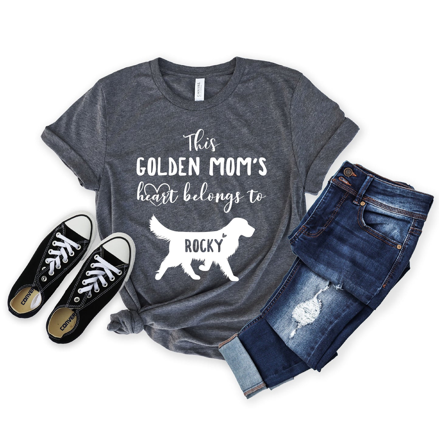 Personalized Golden Retriever Shirt - Cute Golden Retriever Shirt - Custom Unisex Shirt - Gift