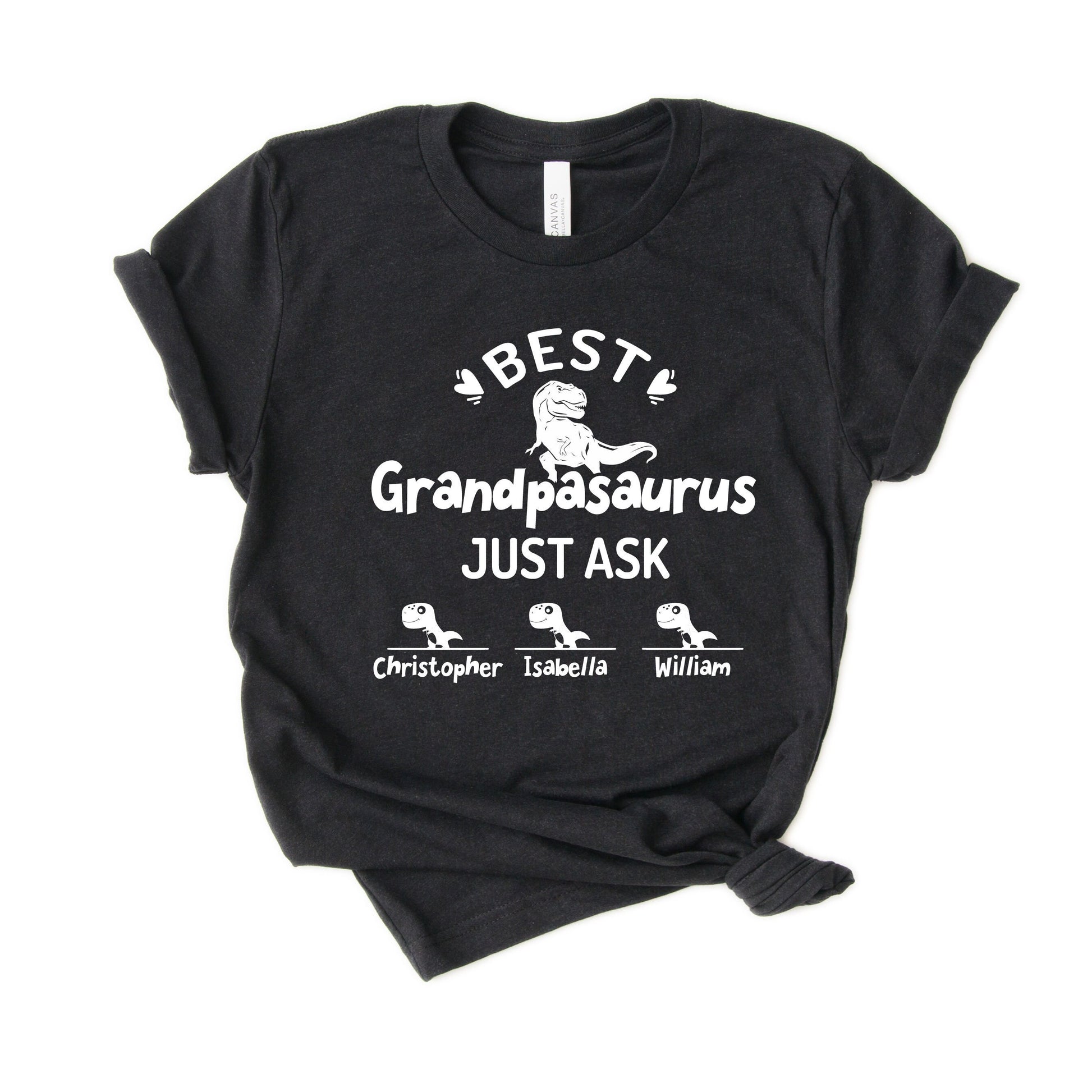 Personalized Grandpasaurus Shirt - Grandpa saurus Shirt - Grandpa Dinosaur - Grandpa Dino Shirt - Gift [Unisex Shirt]