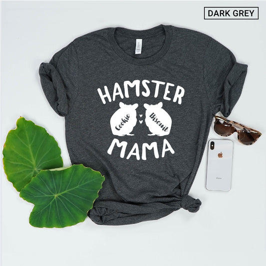 Personalized Hamster Mama Shirt - Hamster Mom Shirt - Customized with pets' names - Gift [Unisex Shirt]