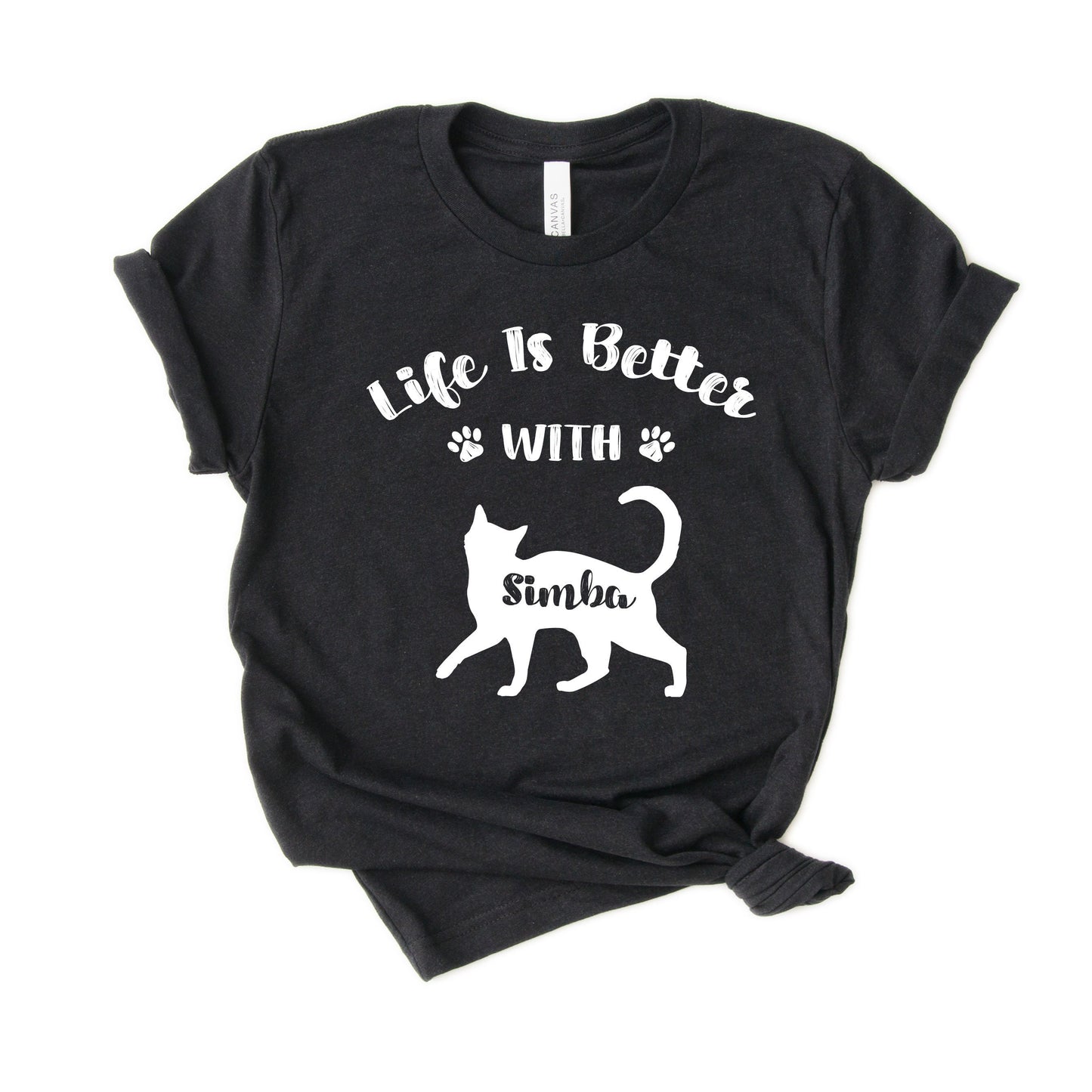 Personalized Cat Shirt - Custom Gift with cat's name [Unisex Tshirt]