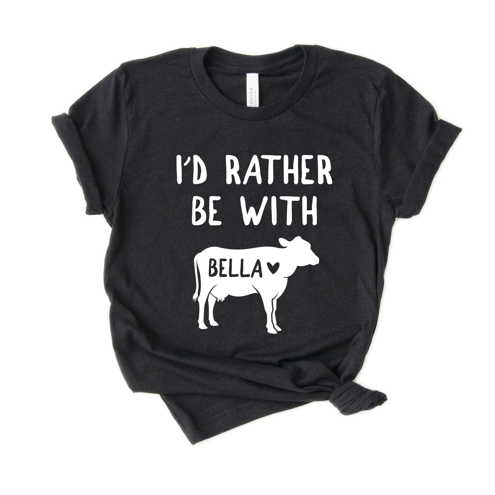 Personalized Funny Cow Shirt - Custom Farmer Shirt - Farm - Cowgirl Shirt - Gift [Unisex Tee]