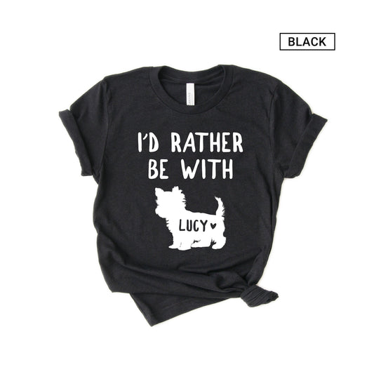 Personalized Funny Cairn Terrier Shirt - Customized with Names - Gift [Unisex Shirt]