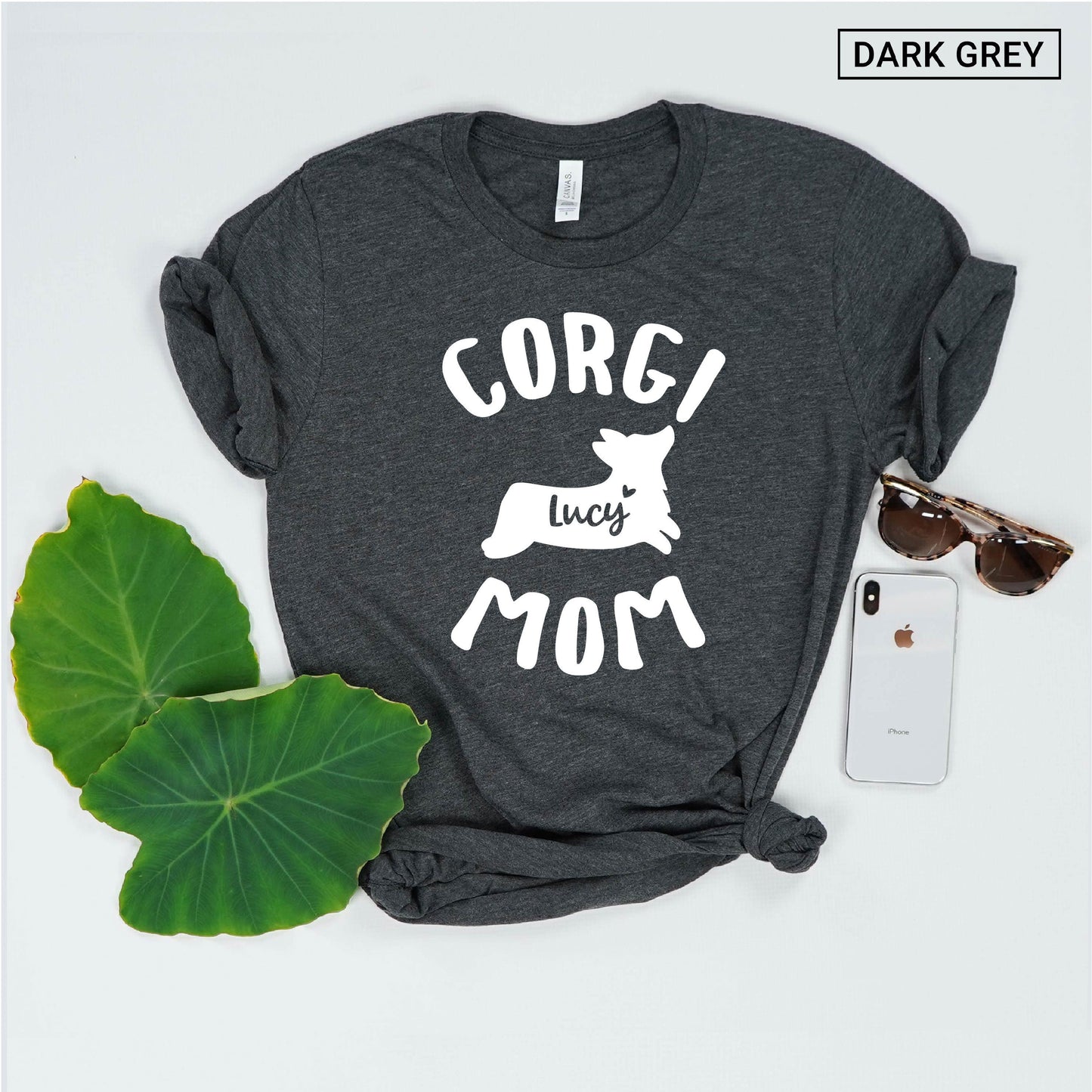 Personalized Pembroke Welsh Corgi Mom Shirt - Corgi Mama Shirt - Corgi Mom - Custom Unisex Shirt -