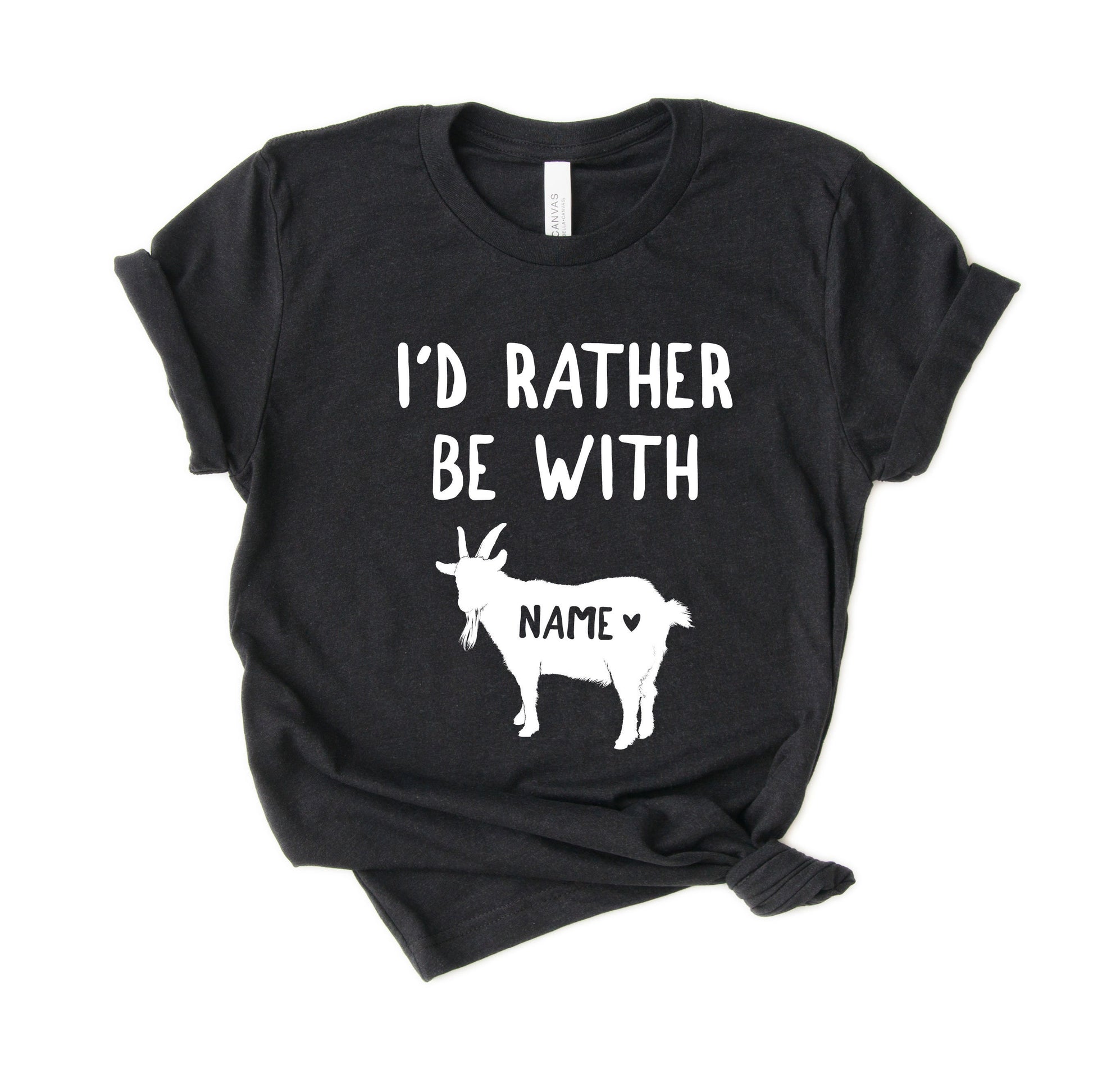 Personalized Funny Goat Shirt - Custom Gift with pet's name [Unisex Shirt]