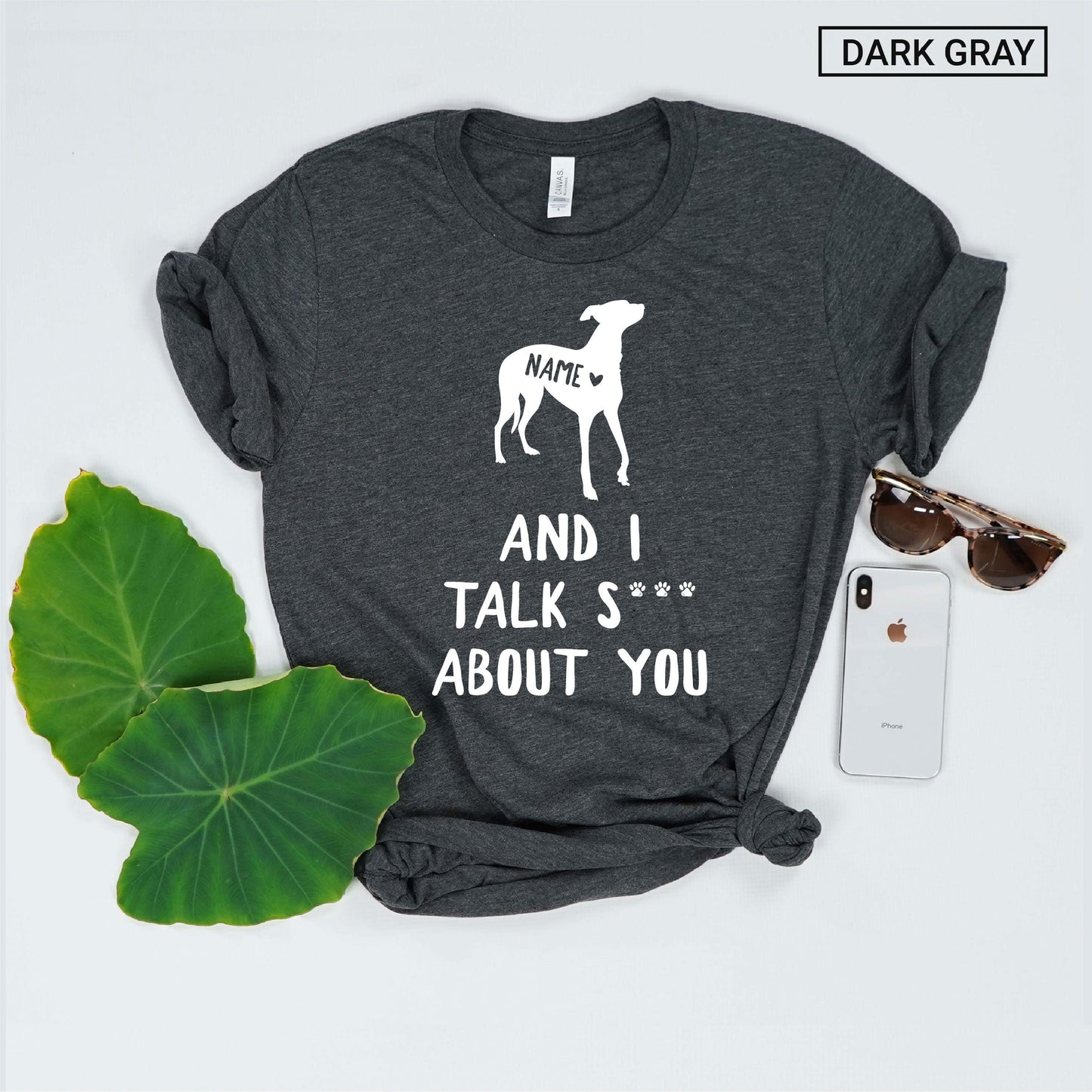 Personalized Greyhound Shirt - Funny Greyhound Shirt - Cute Greyhound Gift - [Unisex Shirt]
