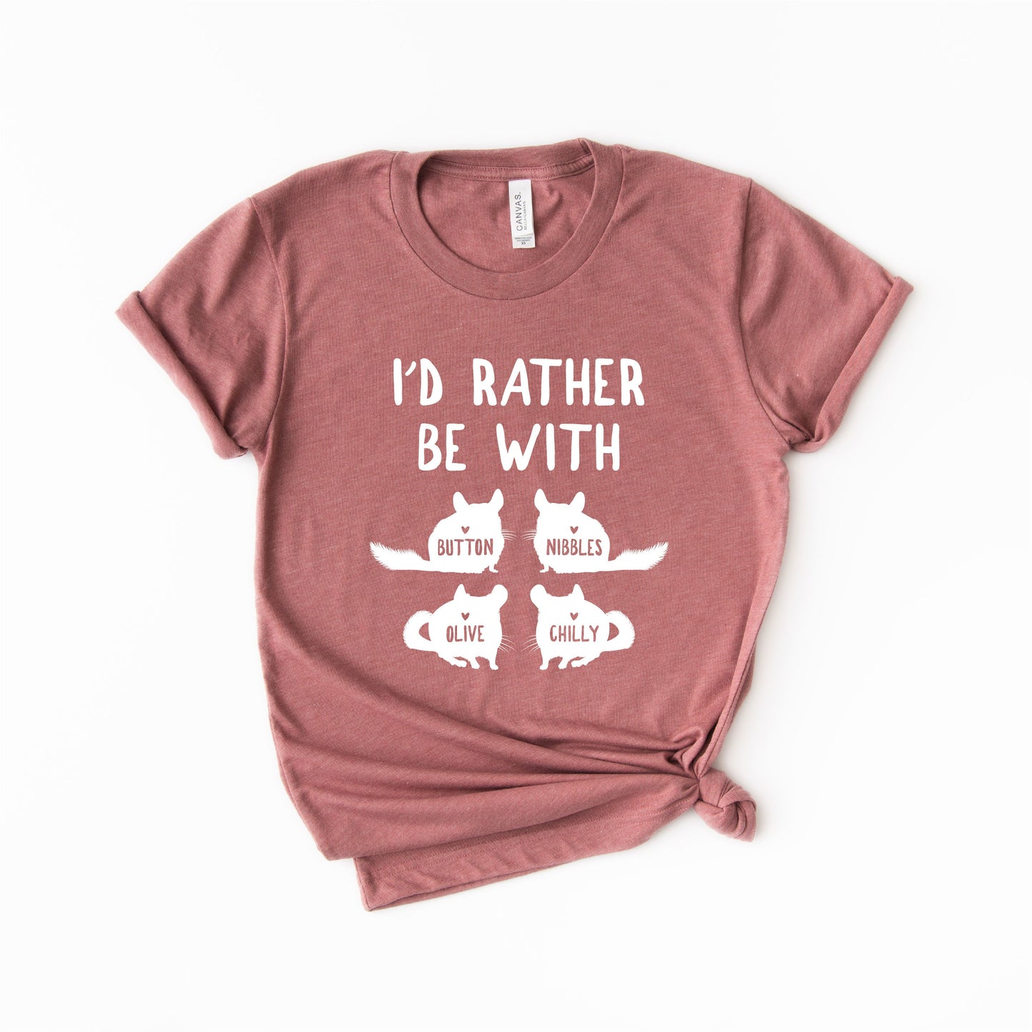 Personalized Funny Chinchilla Shirt - Custom Chinchilla Gift with names [Unisex Shirt]